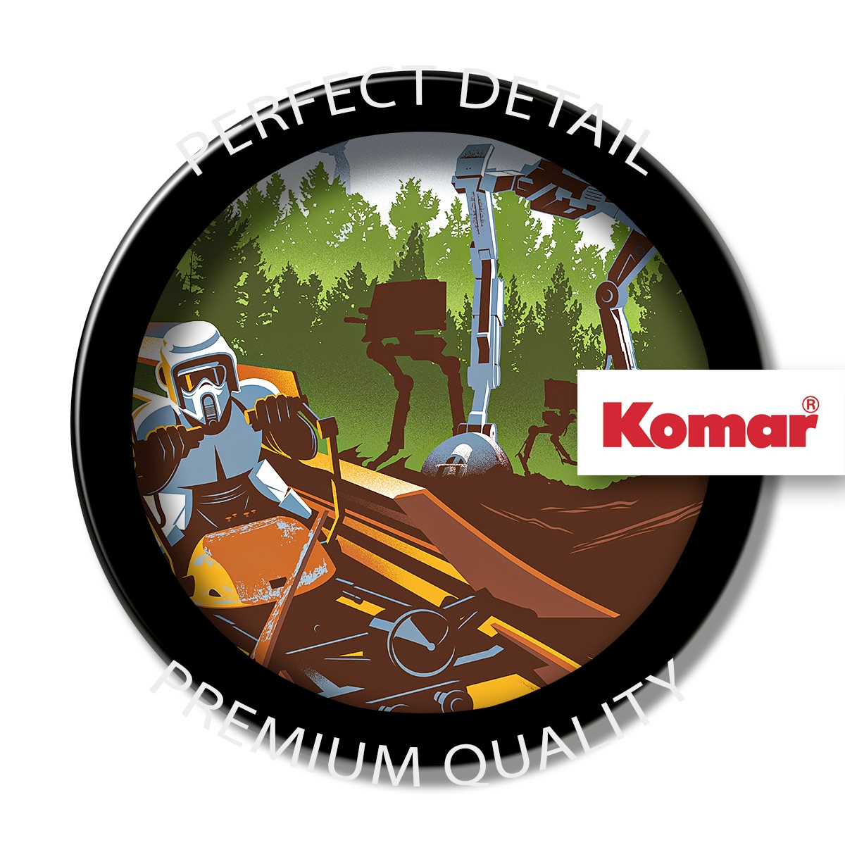 Komar Wandbild »Star Wars Defend the Empire«, Disney, (Set, 1 St.), 50 x 70 cm (Breite x Höhe) - Kinderzimmer, Dekoration