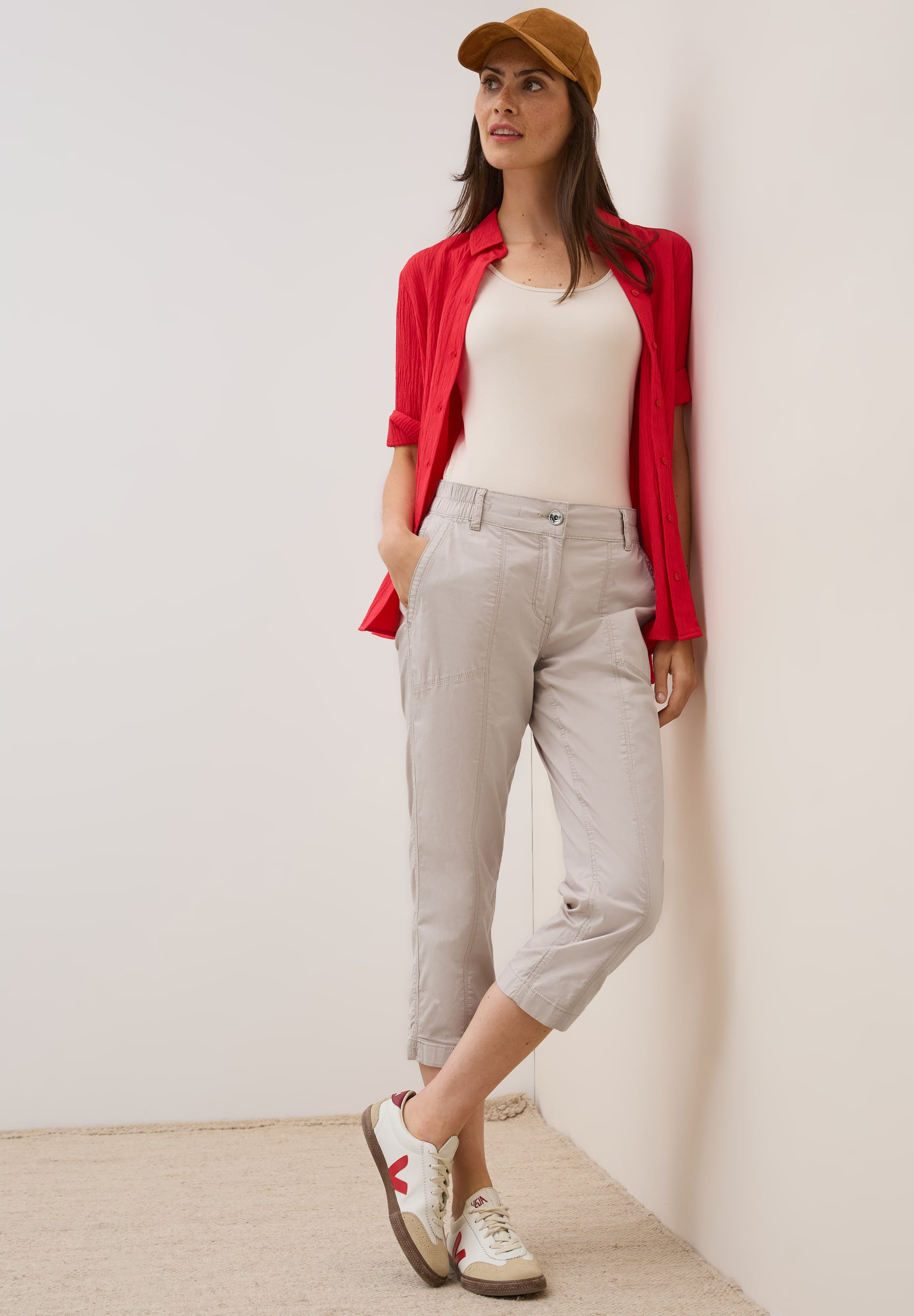 Cecil 3/4-Hose »Style NEW YORK«, mit Gummibund und Eingrifftaschen