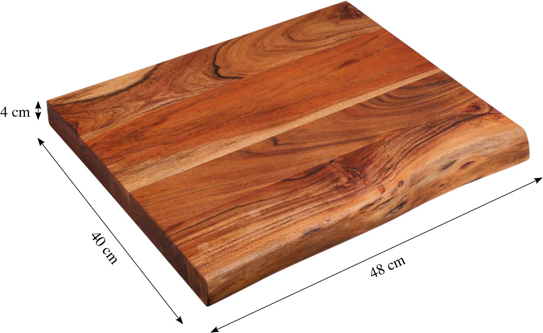 KESPER® Tranchierbrett »Schneidebrett aus Akazie, FSC«