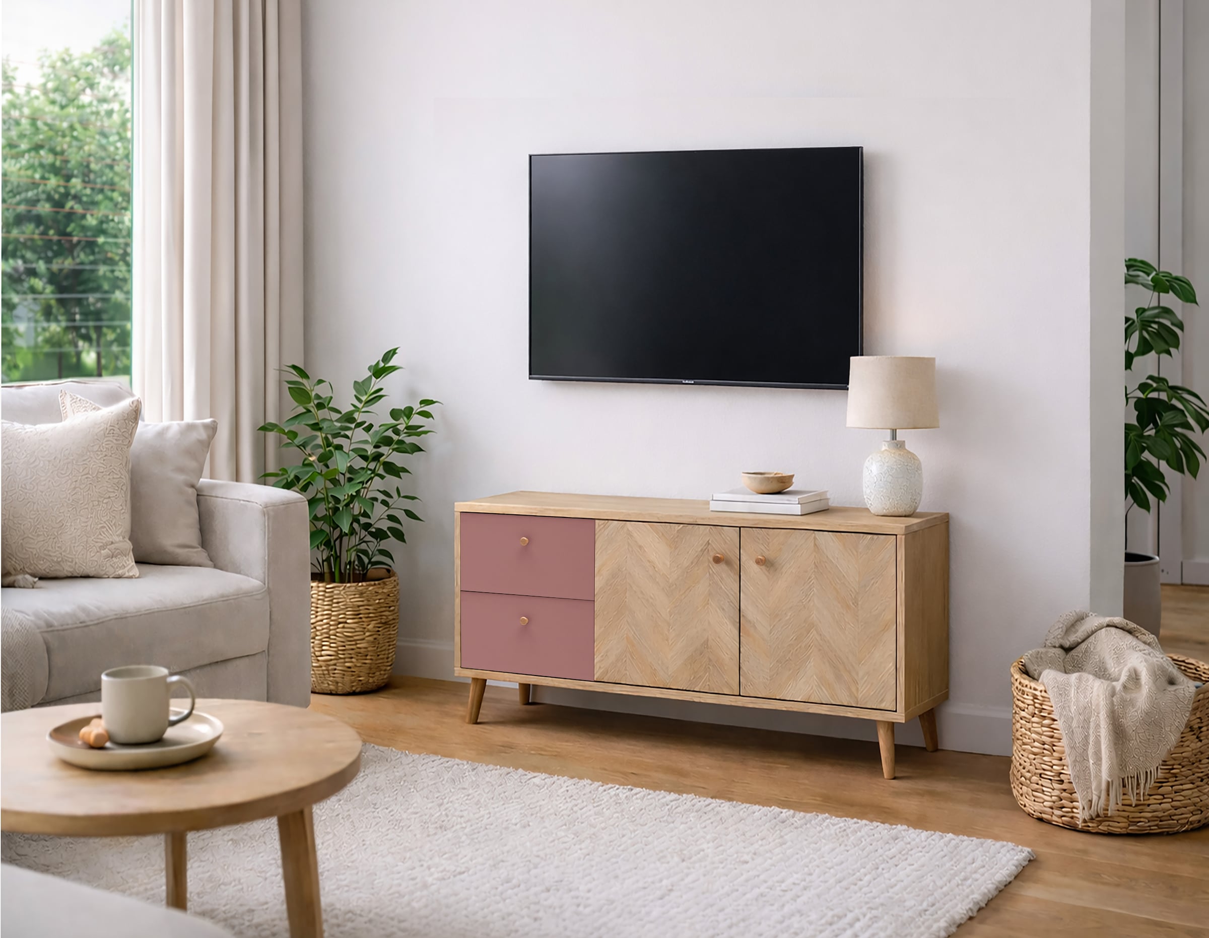 Schildmeyer TV-Board »Visby, Breite 109 cm« 1 Stk. tlg. Made in Germany