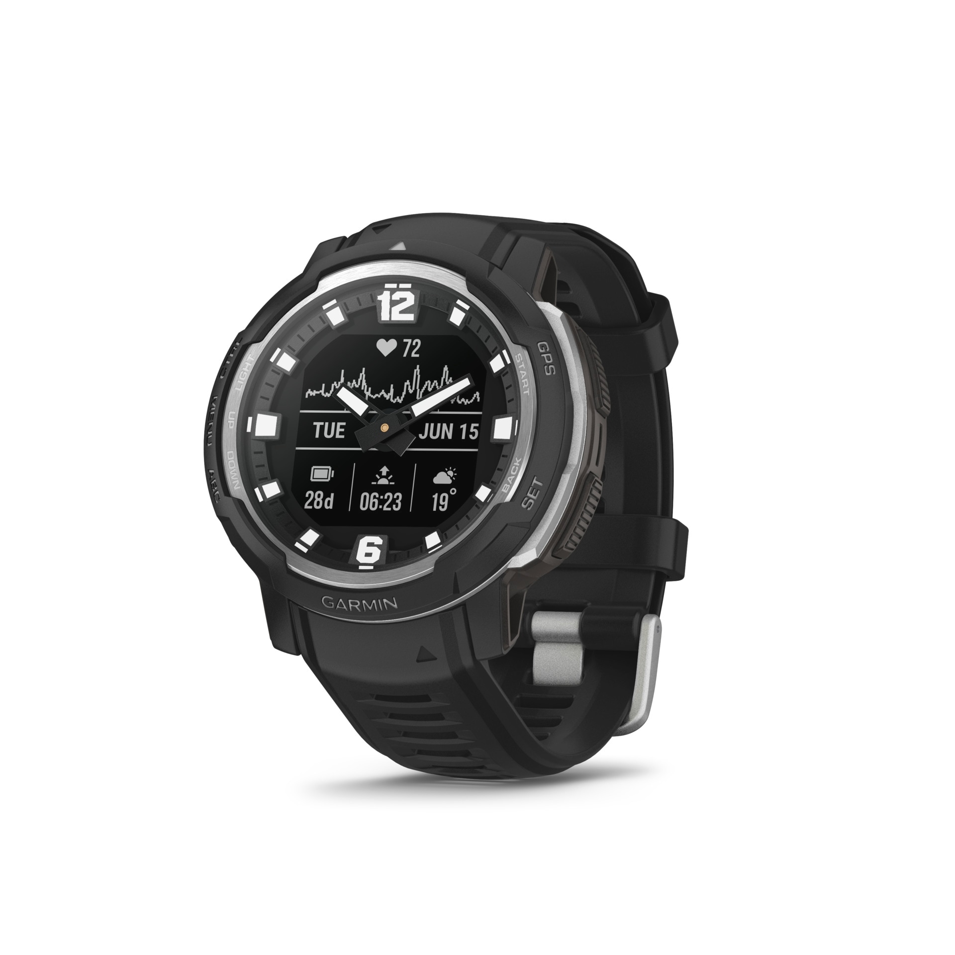 Garmin Smartwatch »INSTINCT CROSSOVER«, (2,3 cm / 0,9 Zoll), 0,064 GB,)