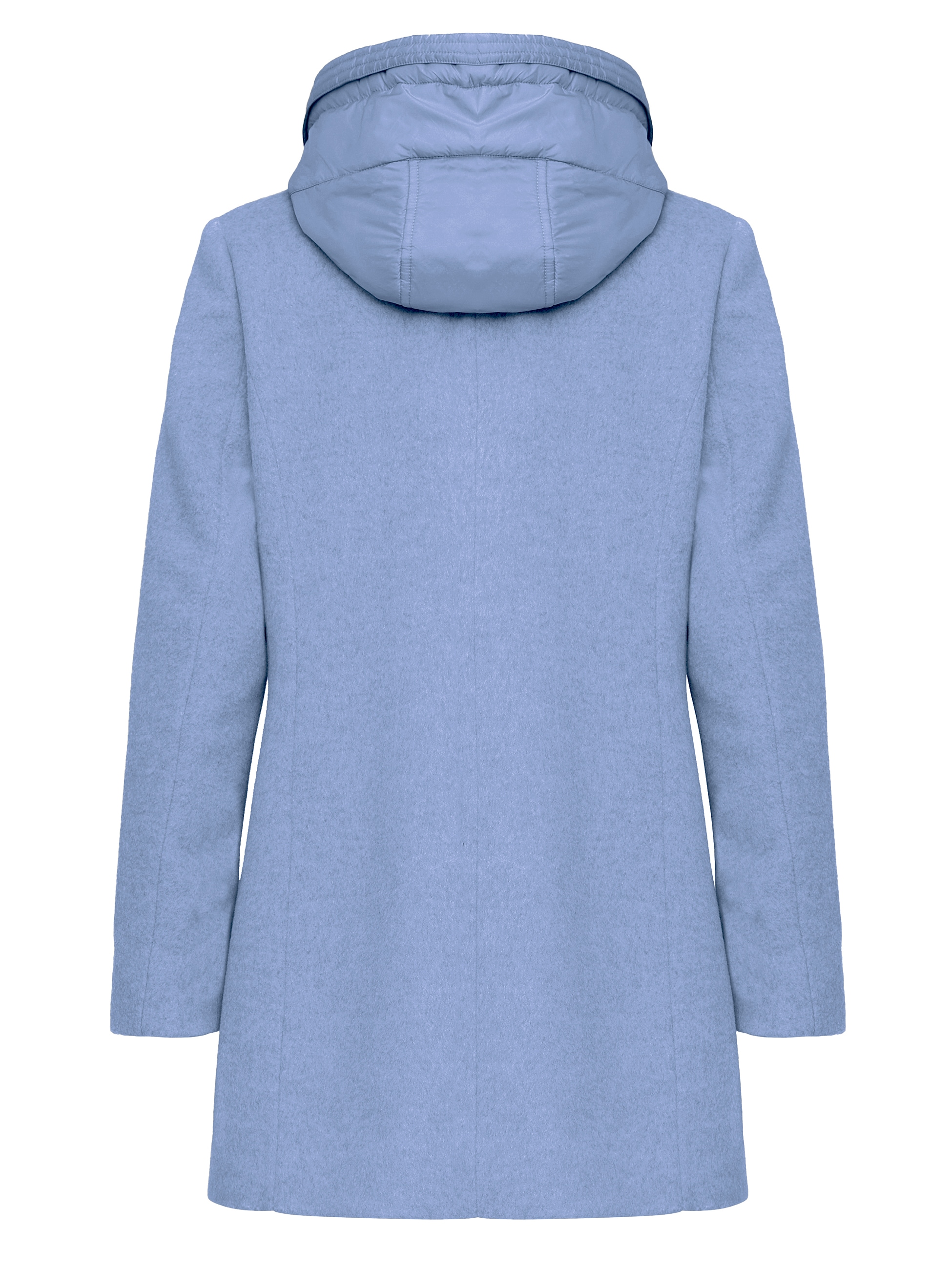 MANISA Wolljacke mit Kapuze mit herausnehmbarer Kapuze