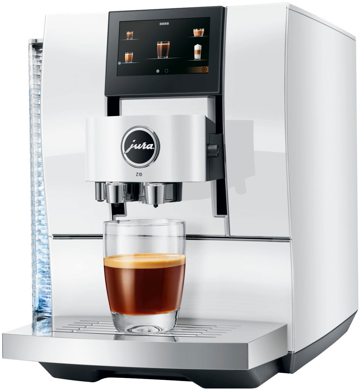 JURA Kaffeevollautomat »15410 Z10 Diamond White (EA)« 51 Spezialitäten, Touch, Light & Cold Brew