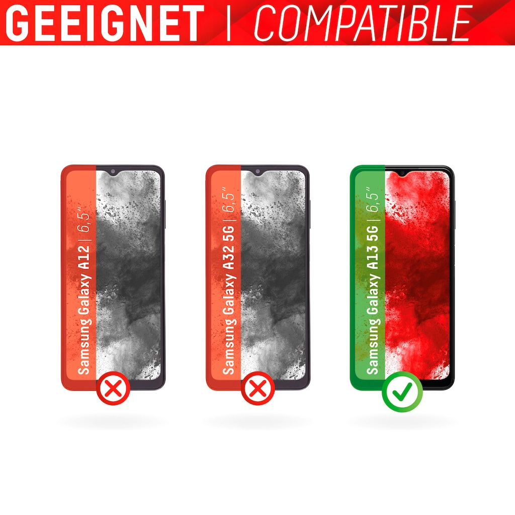 Displex Displayschutzglas »Real Glass für Samsung Galaxy A13 5G«, (1 St.)