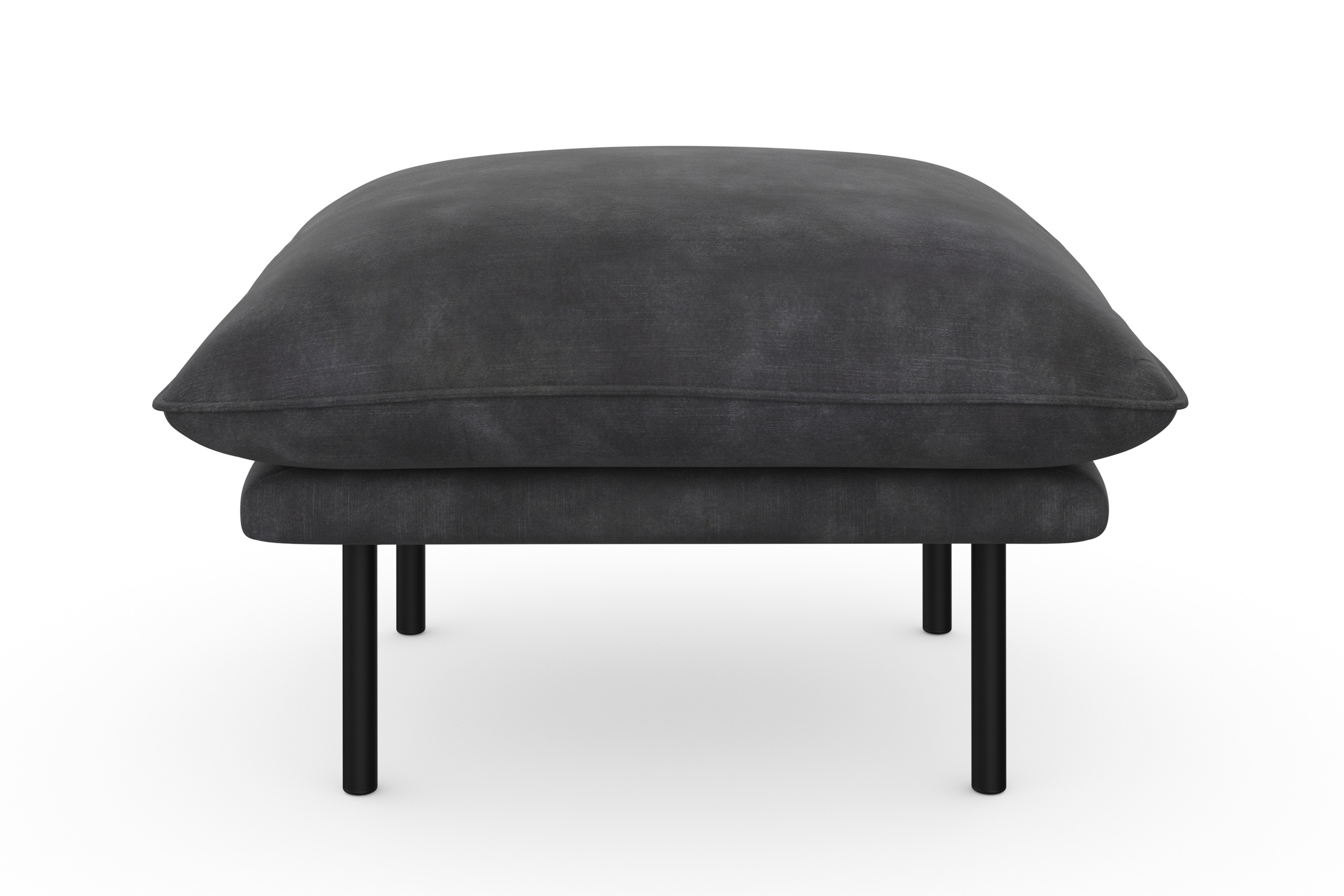 andas Polsterhocker »Stine«, Besonderes Design durch Kissenoptik und Keder, by Morten Georgsen
