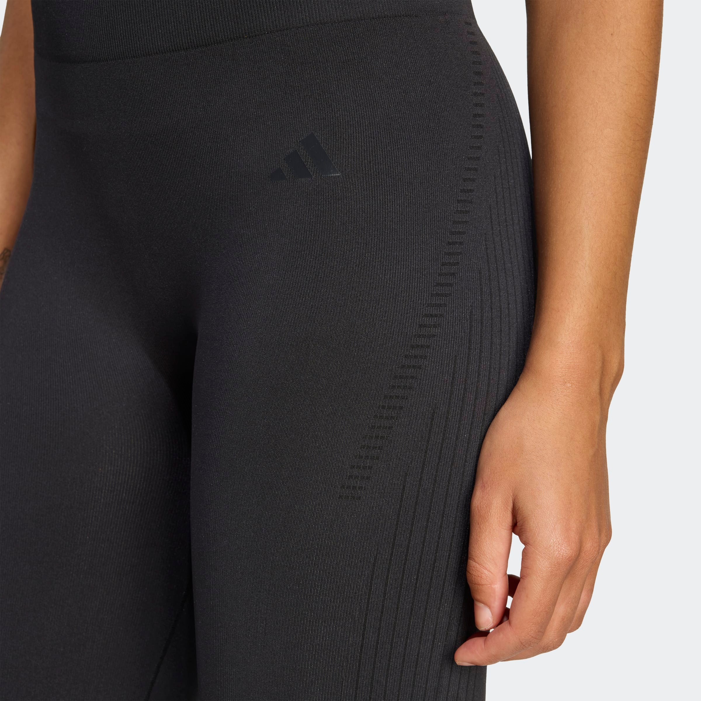adidas Performance Trainingstights »WE KNIT 1/1 L«  mit nahtlosem Strickmaterial, ohne Verschluss, stützende Passform