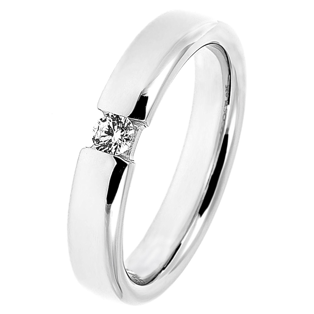 DOOSTI Trauring »Schmuck Geschenk Silber 925 Trauring Ehering Partnerring LIEBE«, Made in Germany - wahlweise mit oder ohne Zirkonia