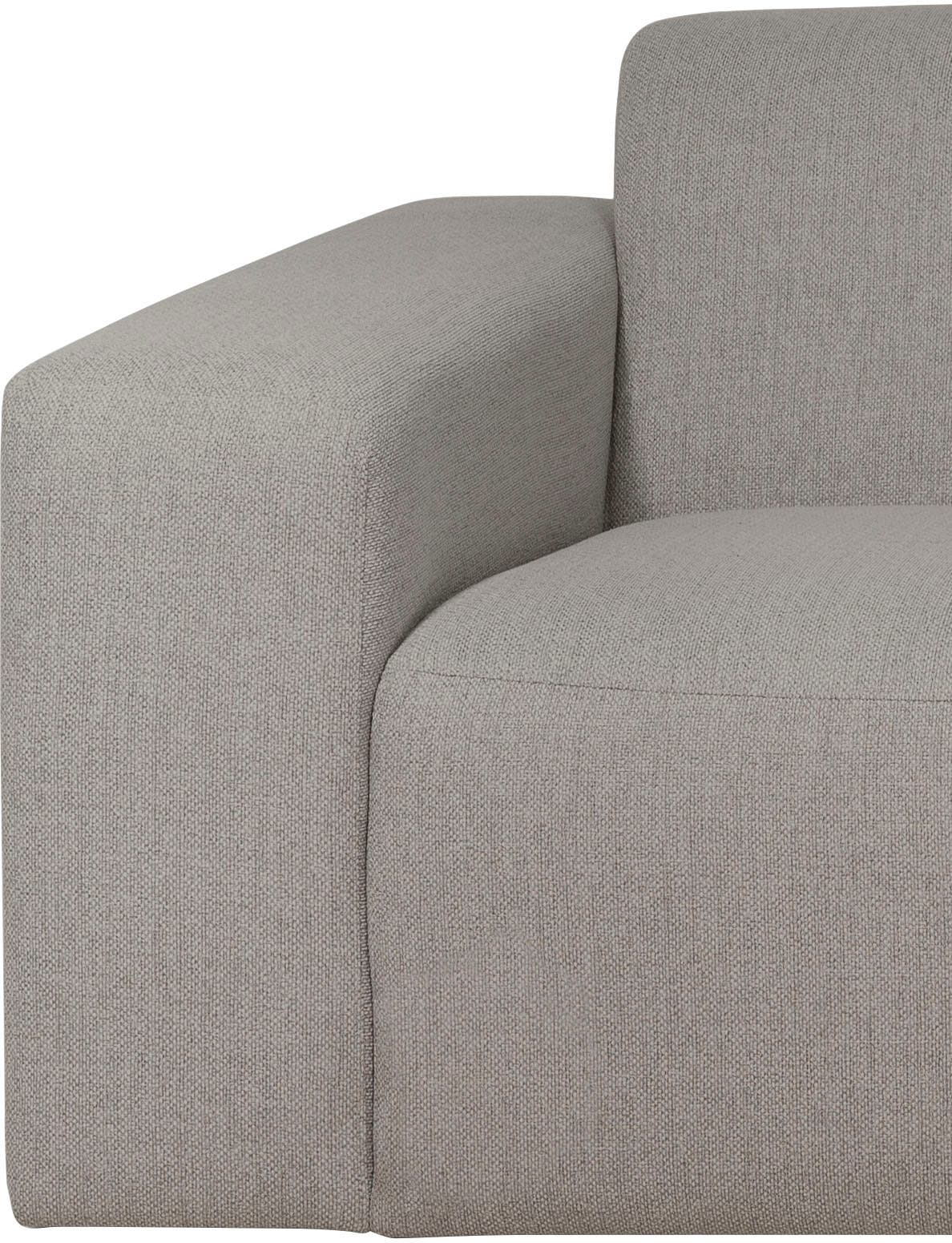 OTTO home Ecksofa »Koa, 228 cm, L-Form, Modulsofa in Cord, Chenille, Struktur, Webstoff« Designsofa, weicher Lounge-Sitzkomfort, Welleunterfederung, bodentief