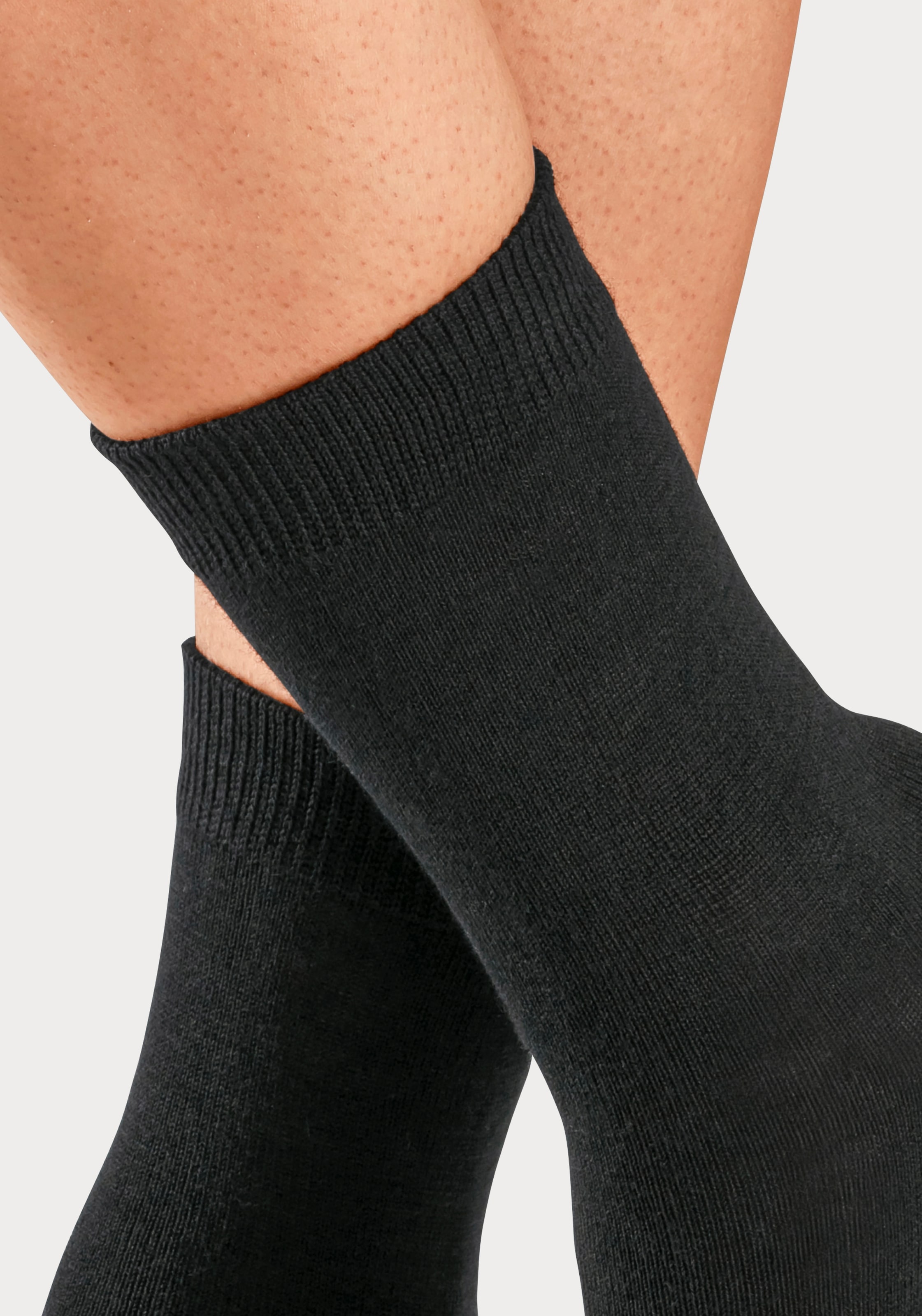 Bench. Socken, (Packung, 3 Paar), Wollsocken aus flauschigem Material mit 53% Wolle