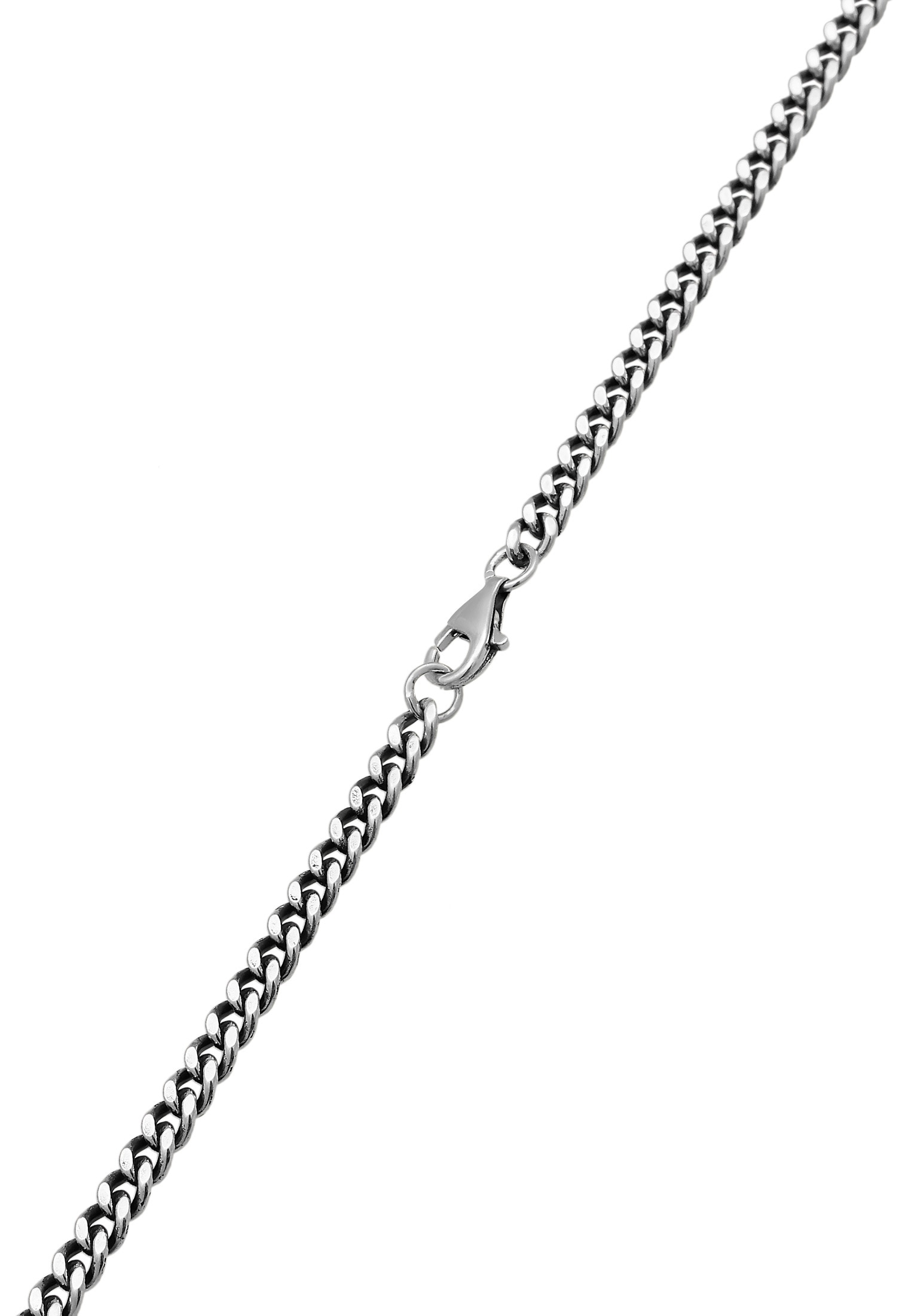 HAZE & GLORY Silberkette »Halskette Ride the tide - Panzerkette 925 Silber oxidiert«