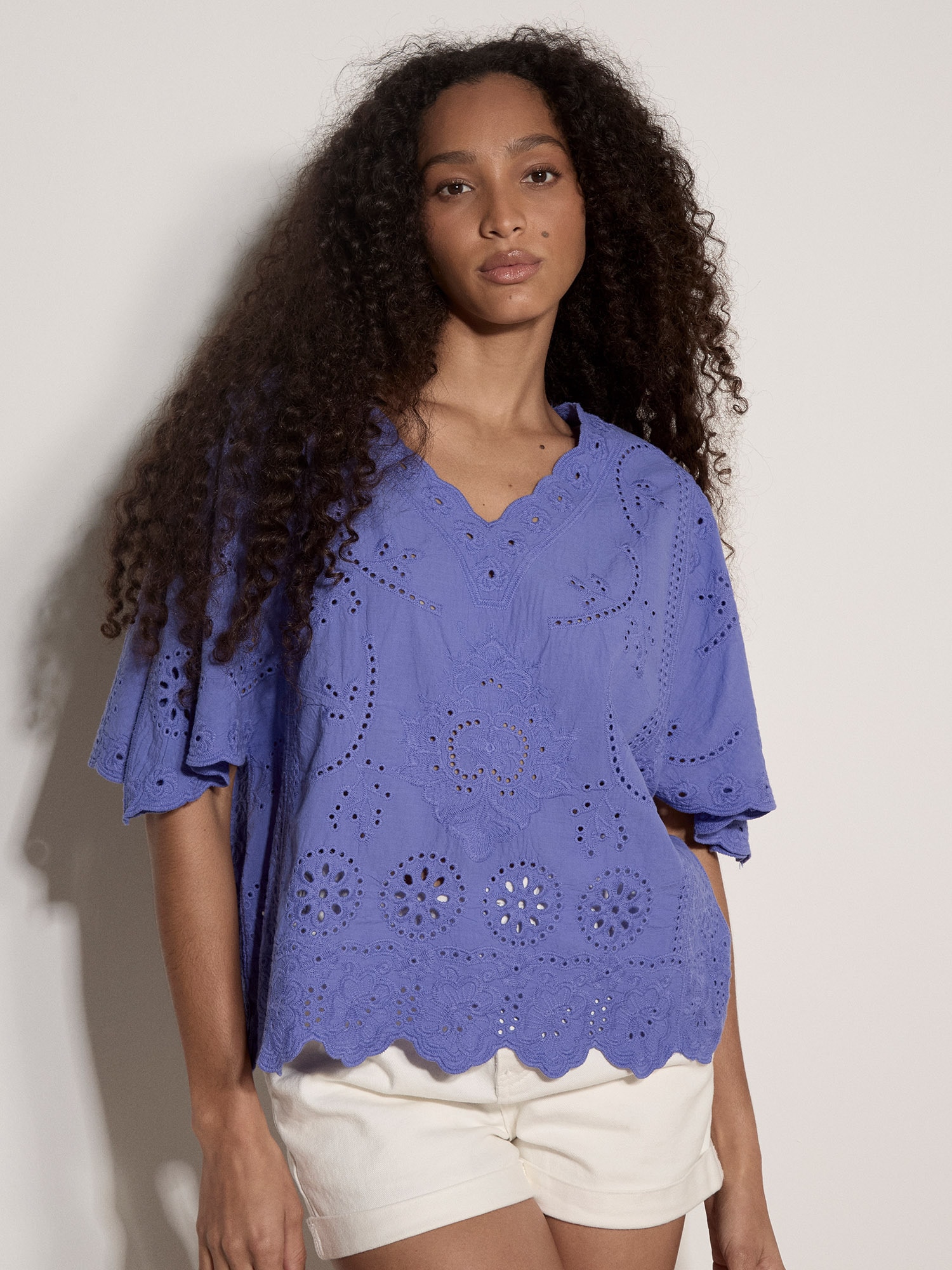 Apricot Spitzenbluse »Bluse« 1 mit Stickereien