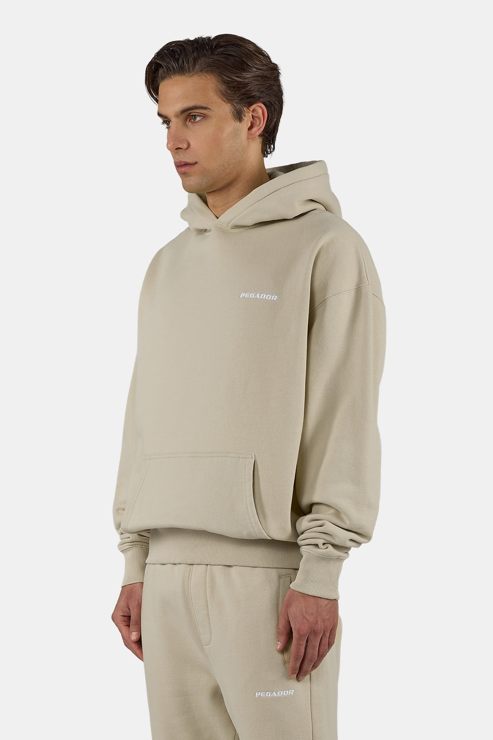 PEGADOR Kapuzensweatshirt »Logo Oversized Hoodie«, Baumwollmischung, oversize
