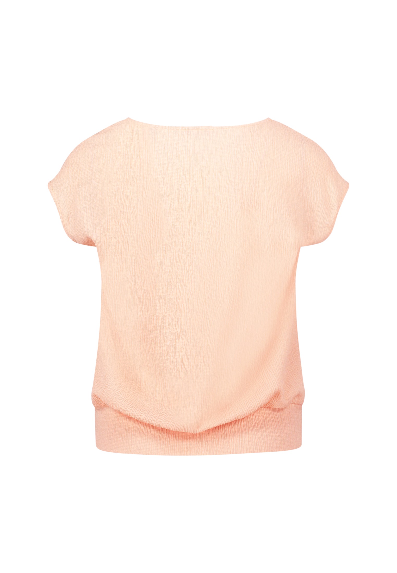 Zero Kurzarmshirt »Plissee-Shirt mit V-Ausschnitt«