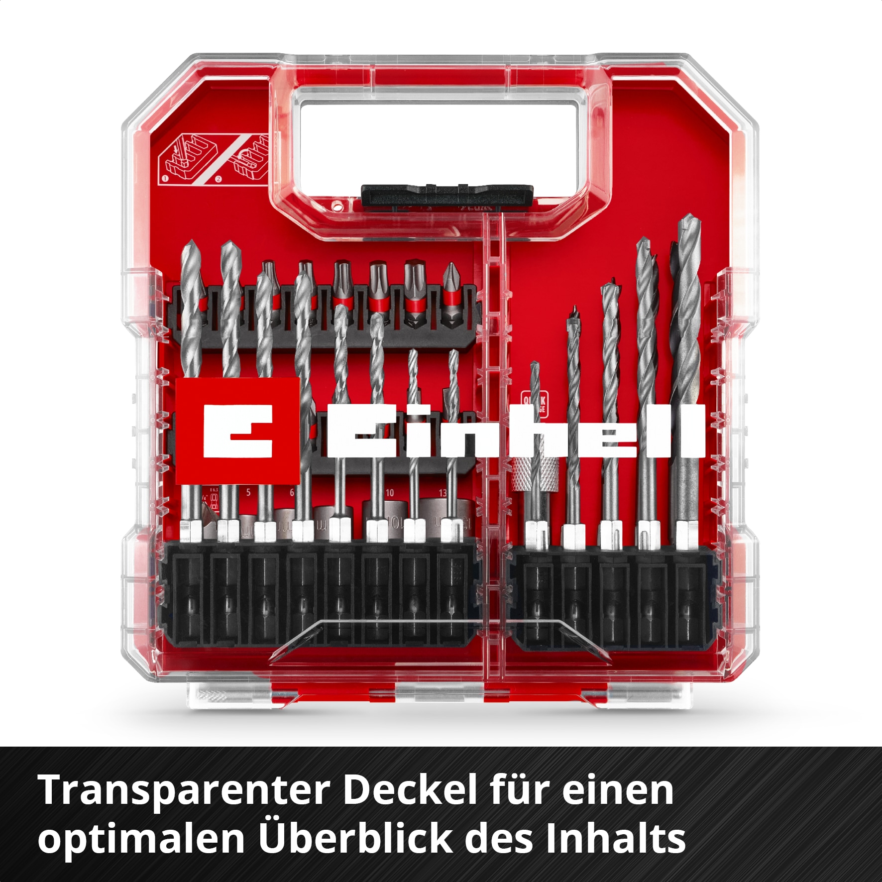 Einhell Bohrer- und Bitset »L-CASE« 40-tlg.