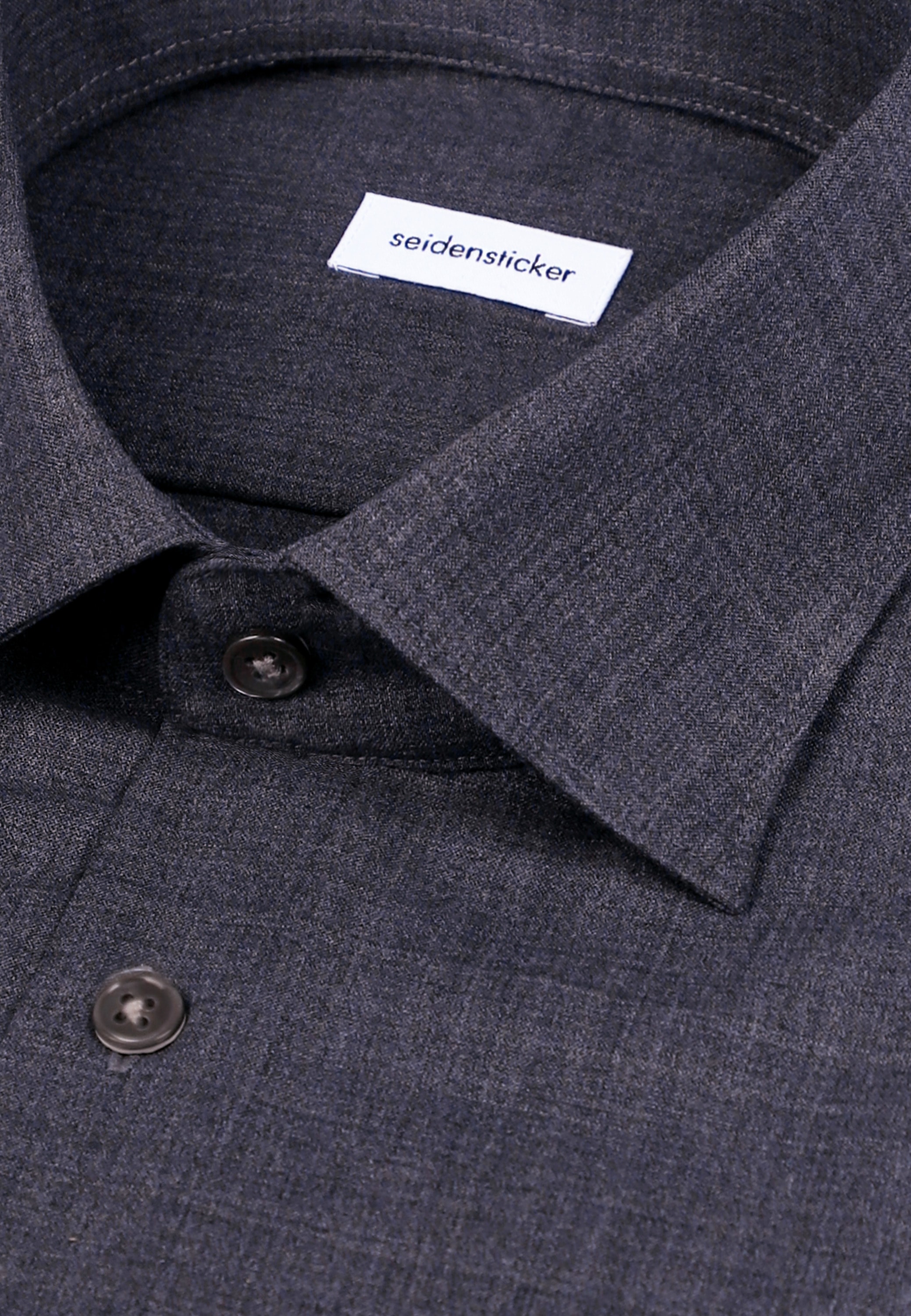 seidensticker Businesshemd »Schwarze Rose« Regular 1/1 Kentkragen Uni