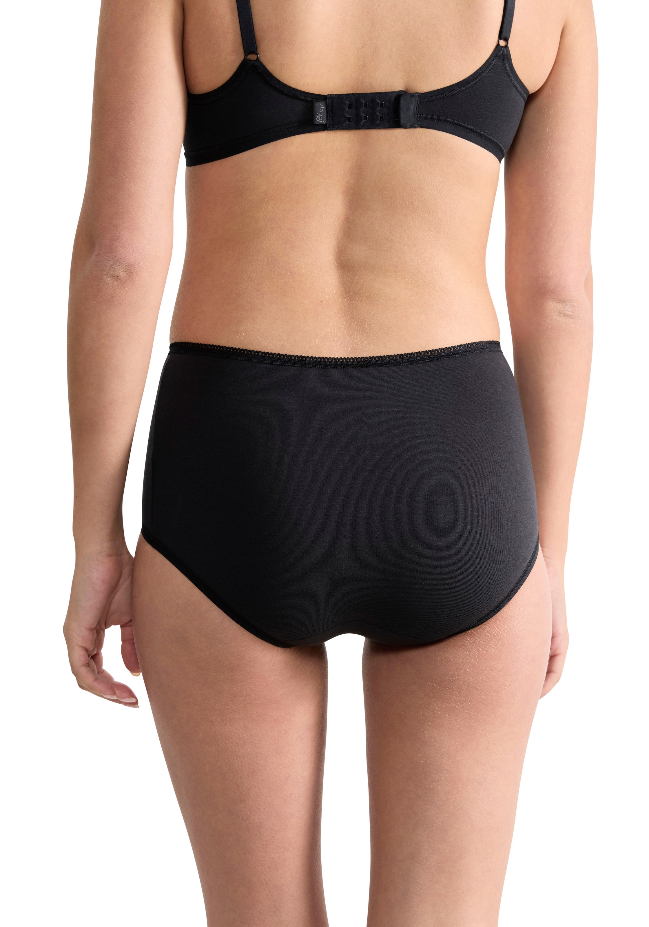 sloggi Midislip »24/7 Cotton« 3er Pack,  Spitze, blickdicht, weiche Baumwollmischung, elastisch