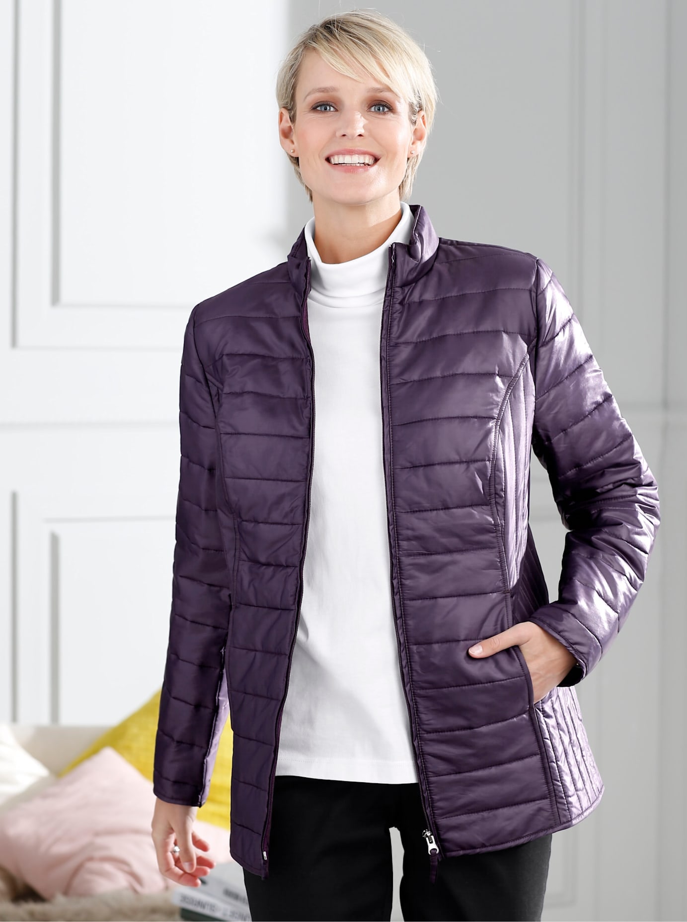 Classic Basics Steppjacke, ohne Kapuze