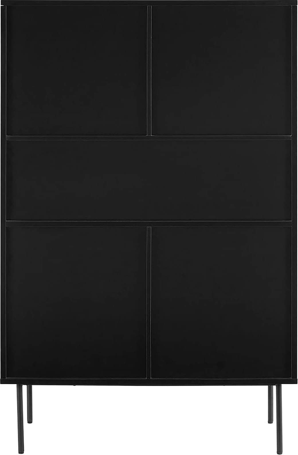 SalesFever Highboard, Stauraumschrank im Scandi Design, Breite 100 cm