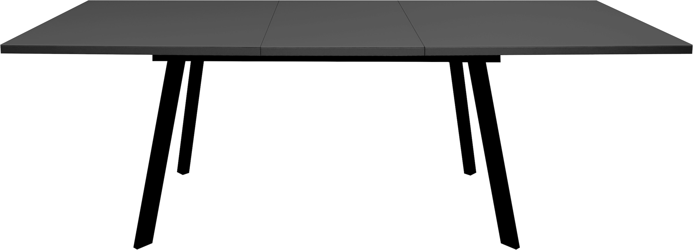 Mäusbacher Esstisch »Imola TOPSELLER!«, (OTTOs Choice Tisch), Mäusbacher Esstisch, Breite 160 cm, mit Glasoberplatte, 4 Metallfüße
