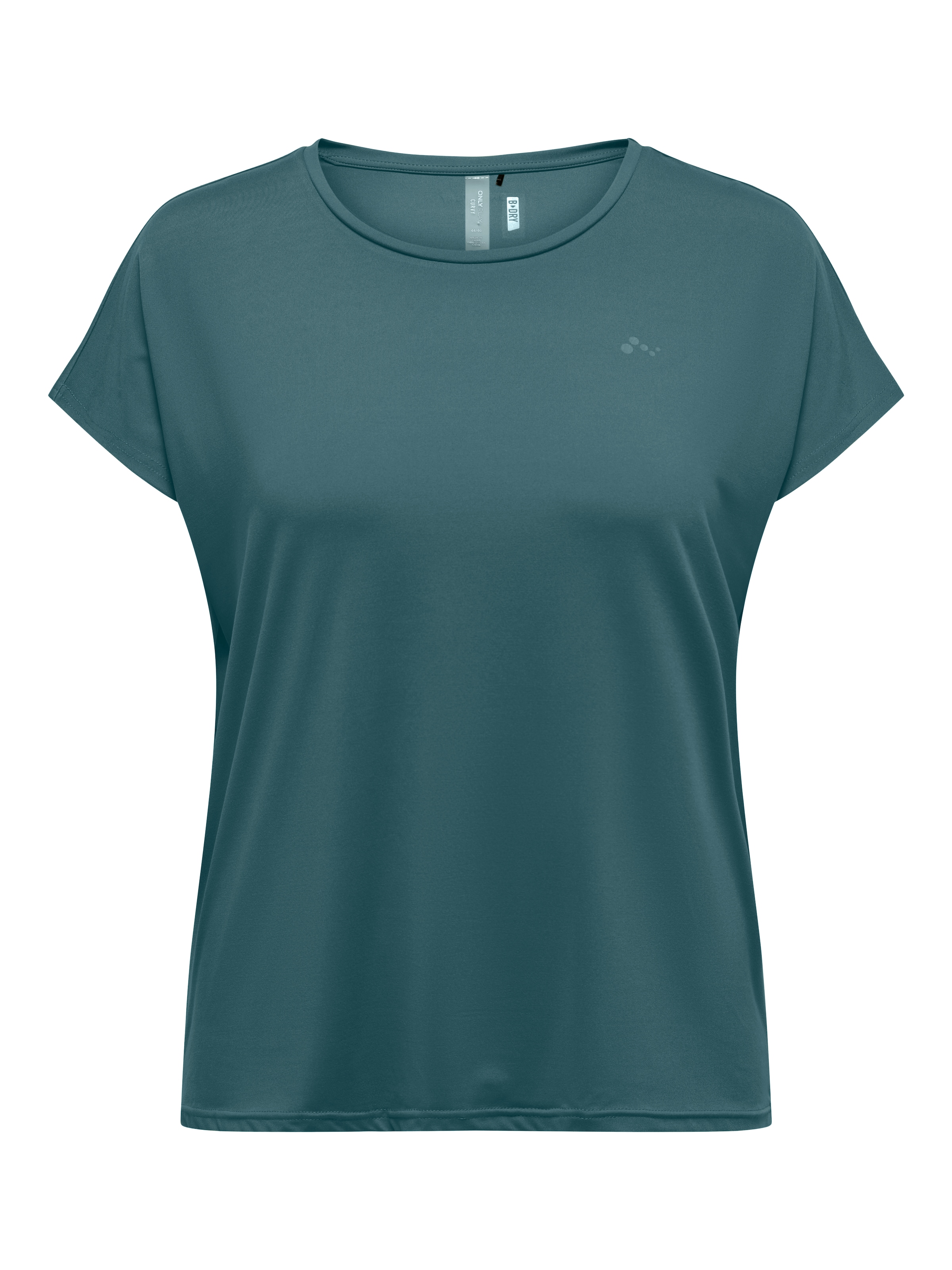 ONLY Play Funktionsshirt »ONPAUBREE SS LOOSE TRAIN TEE CURVY NOOS« Relaxed Fit, aus Polyester und Elasthan, unifarbenes Jersey