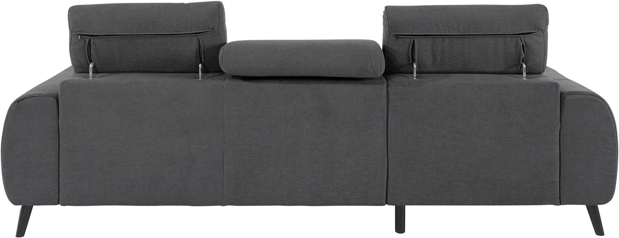 COTTA Ecksofa »Mia L-Form«, 3-tlg.-Kissen-Set, Recamiere, wahlweise mit oder ohne RGB-Beleuchtung