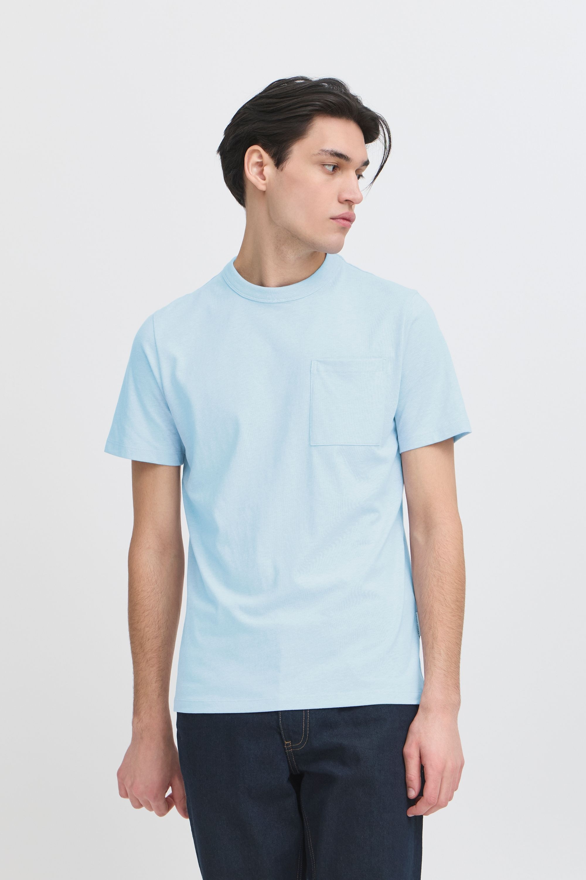 Casual Friday T-Shirt »T-Shirt CFJASPER mélange tee with chest pocket«