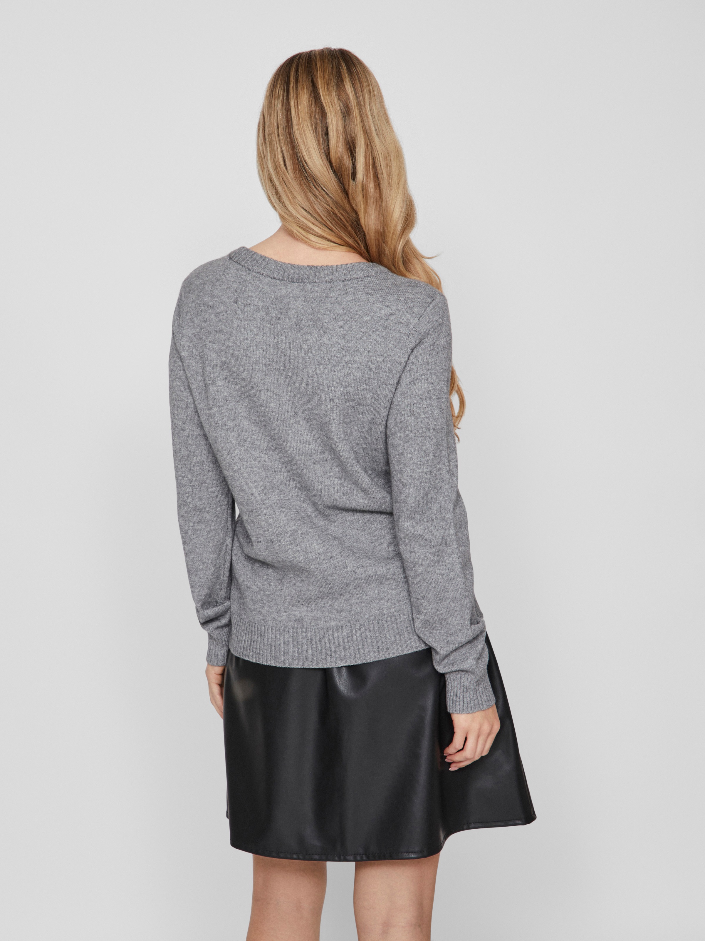 Vila Rundhalspullover »VIRIL O-NECK L/S KNIT TOP - NOOS«
