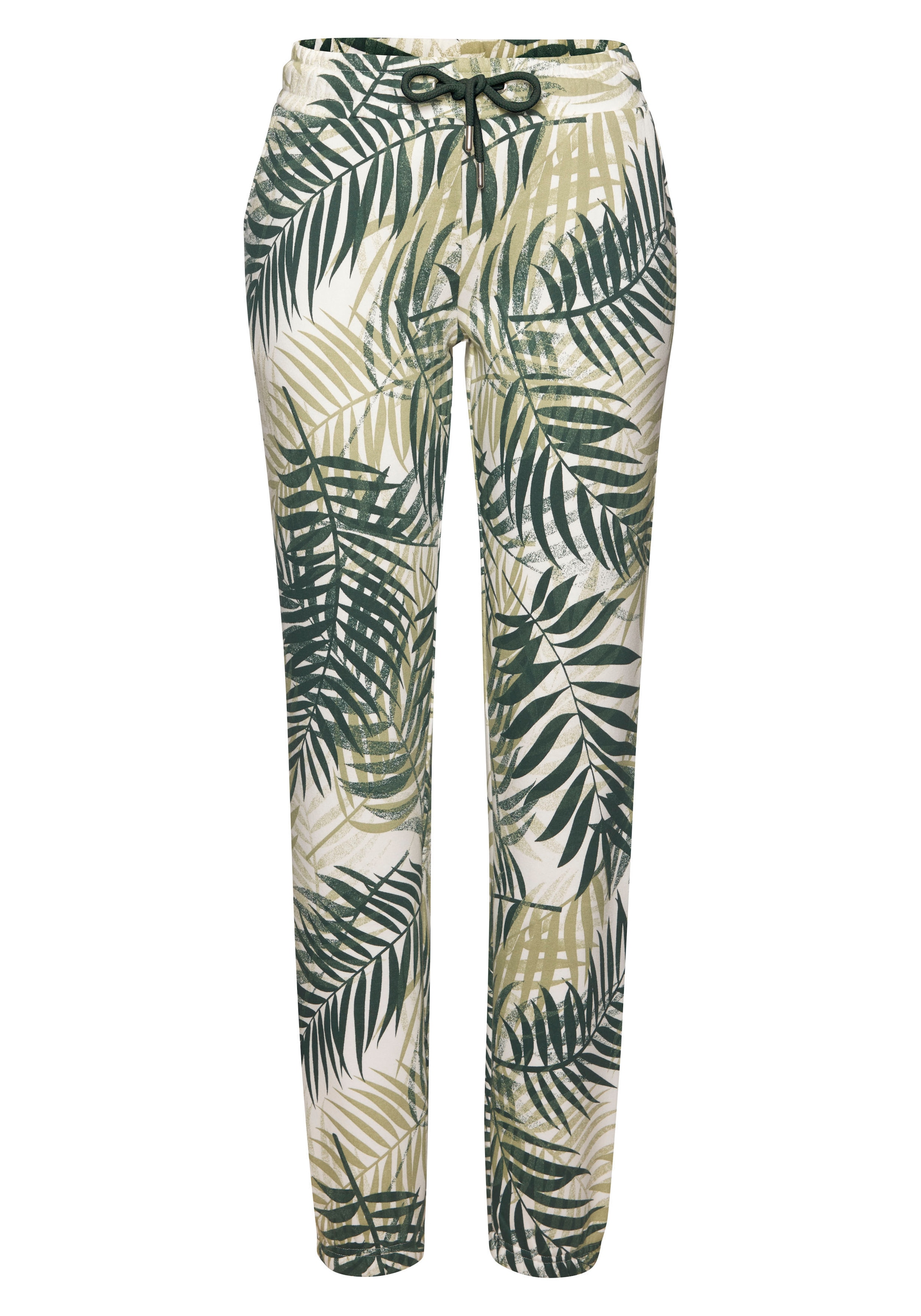 LASCANA Sweatpants, (1 tlg.), Loungehose mit Allover-Druck, Loungewear