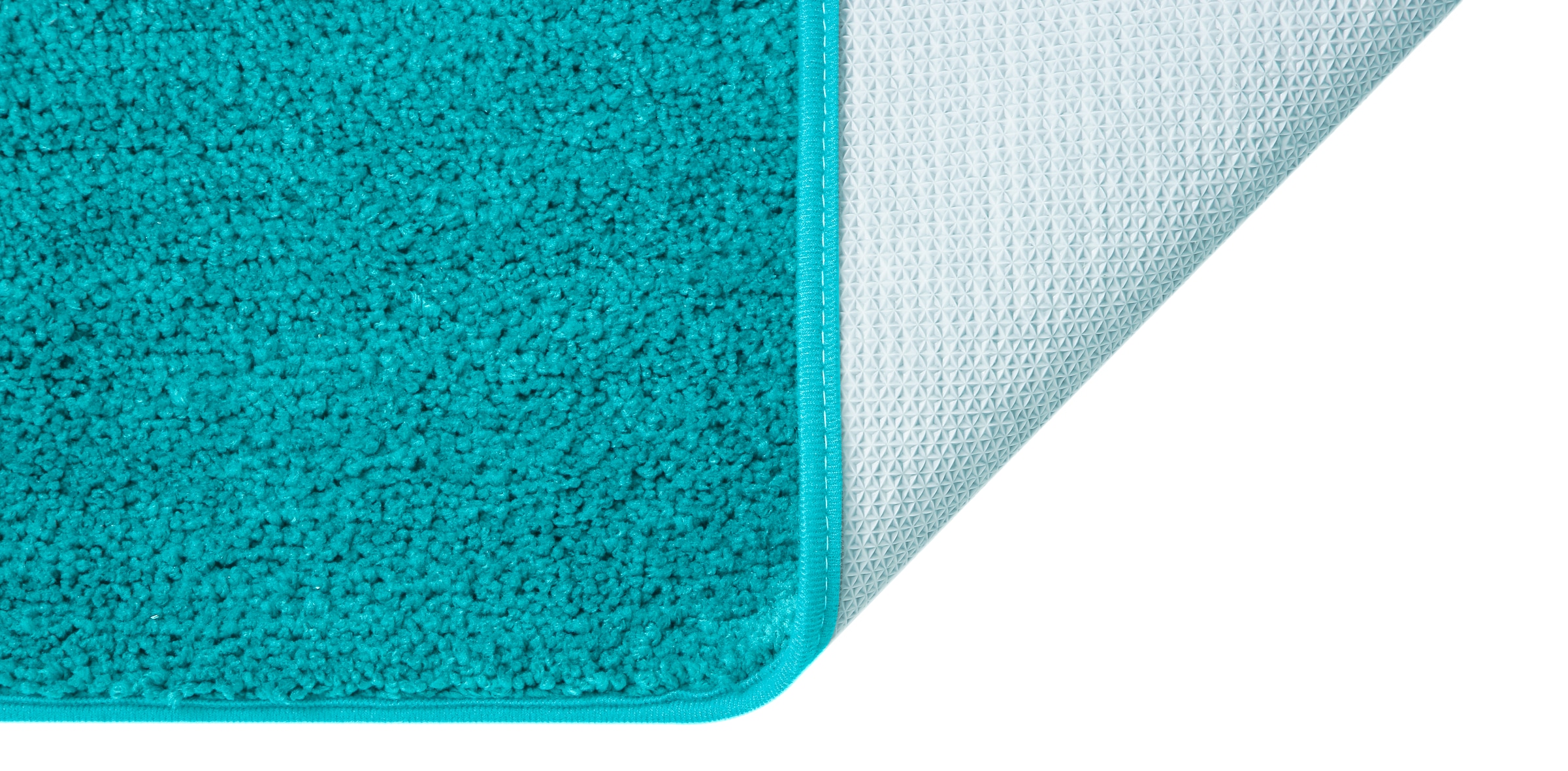 my home Badematte »Regona, Badteppich, Badvorleger, Badezimmer Teppich«, rutschhemmend beschichtet, fußbodenheizungsgeeignet-schnell trocknend-strapazierfähig, Uni Farben, besonders weich, als rechteckig und halbrund erhältlich