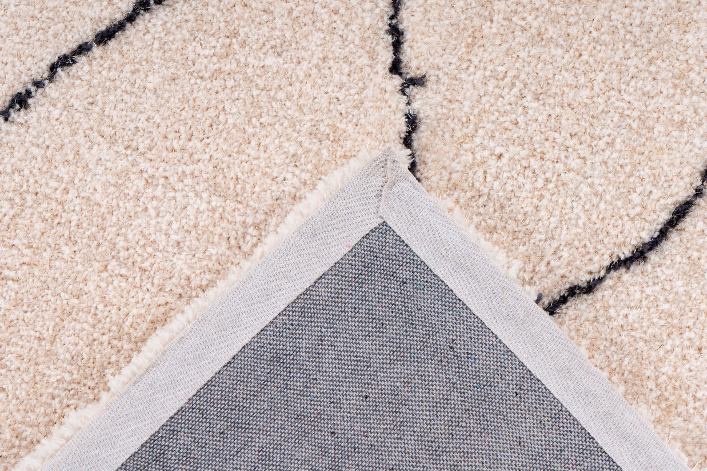 my home Hochflor-Teppich »Bella«, rechteckig, 27 mm Höhe, Retro, Wohnzimmer