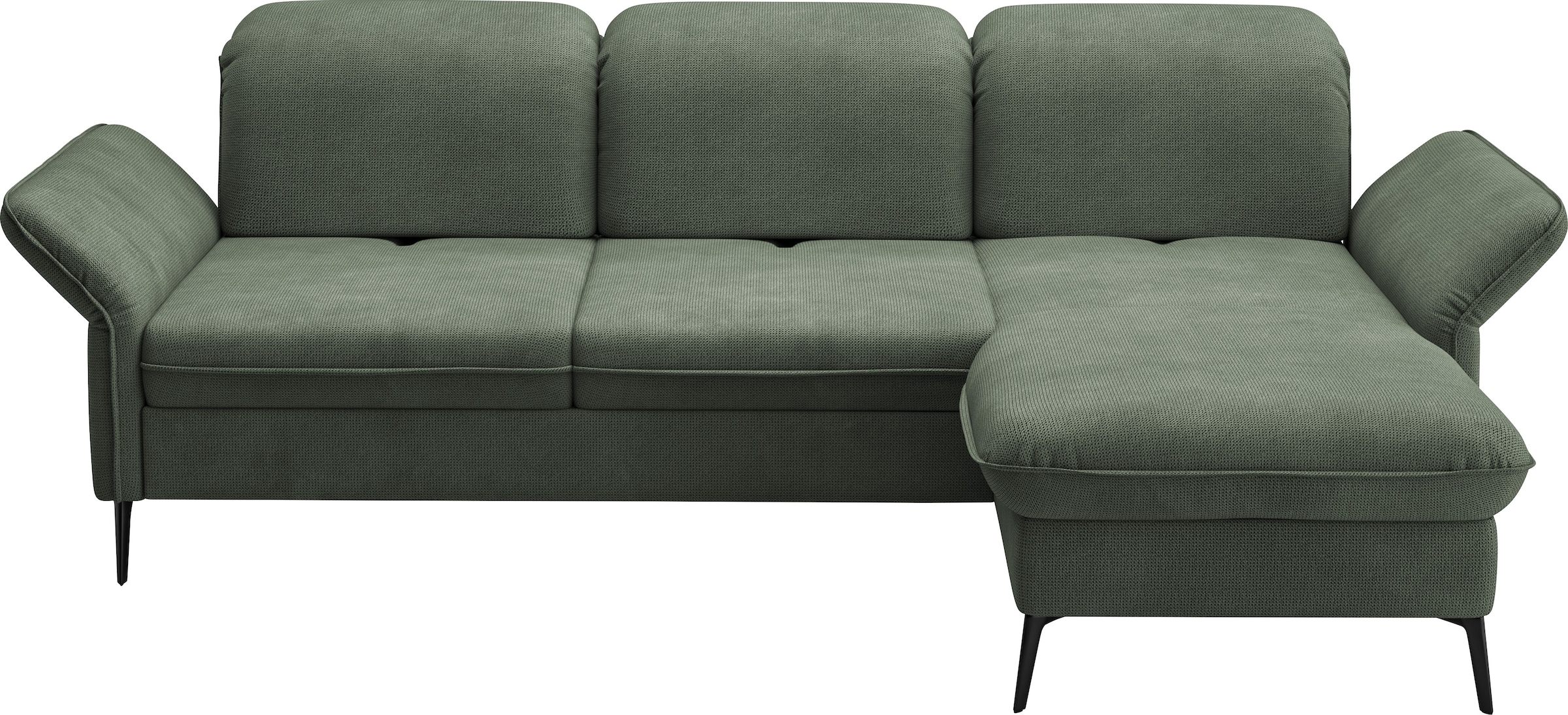 sit&more Ecksofa »Emely, inkl. Sitztiefenverstellung«, wahlweise mit Bettfunktion,Bettkasten,Kopf- & Armteilverstellung