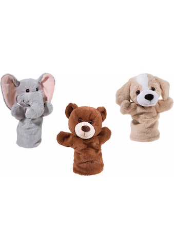 Heunec® Handpuppe »Bär, Hund, Elefant«, (Set, 3 tlg.) kaufen