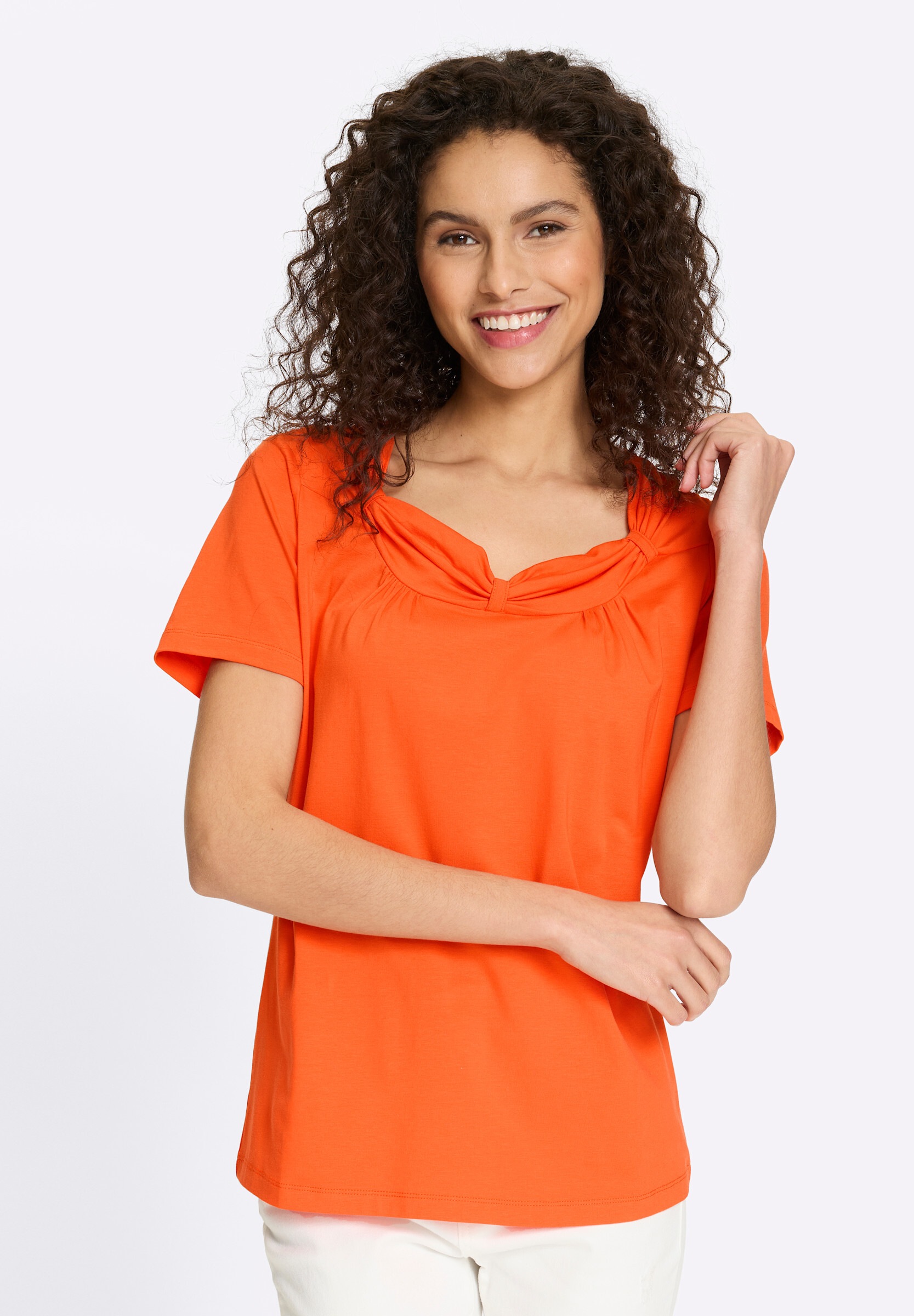 heine T-Shirt »Shirt Shirt mit Raff-Details«