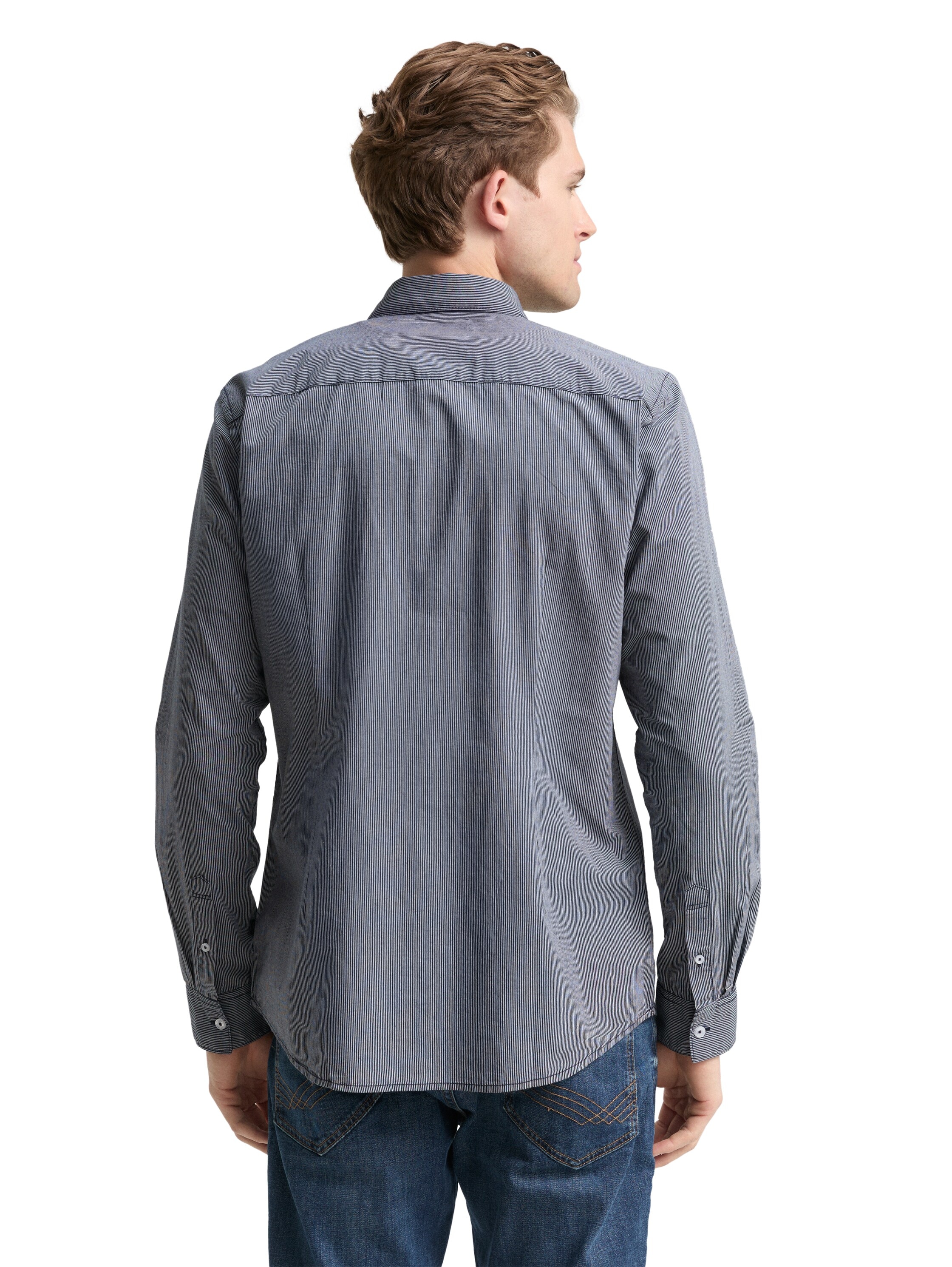 TOM TAILOR Langarmhemd, mit Brust Tasche