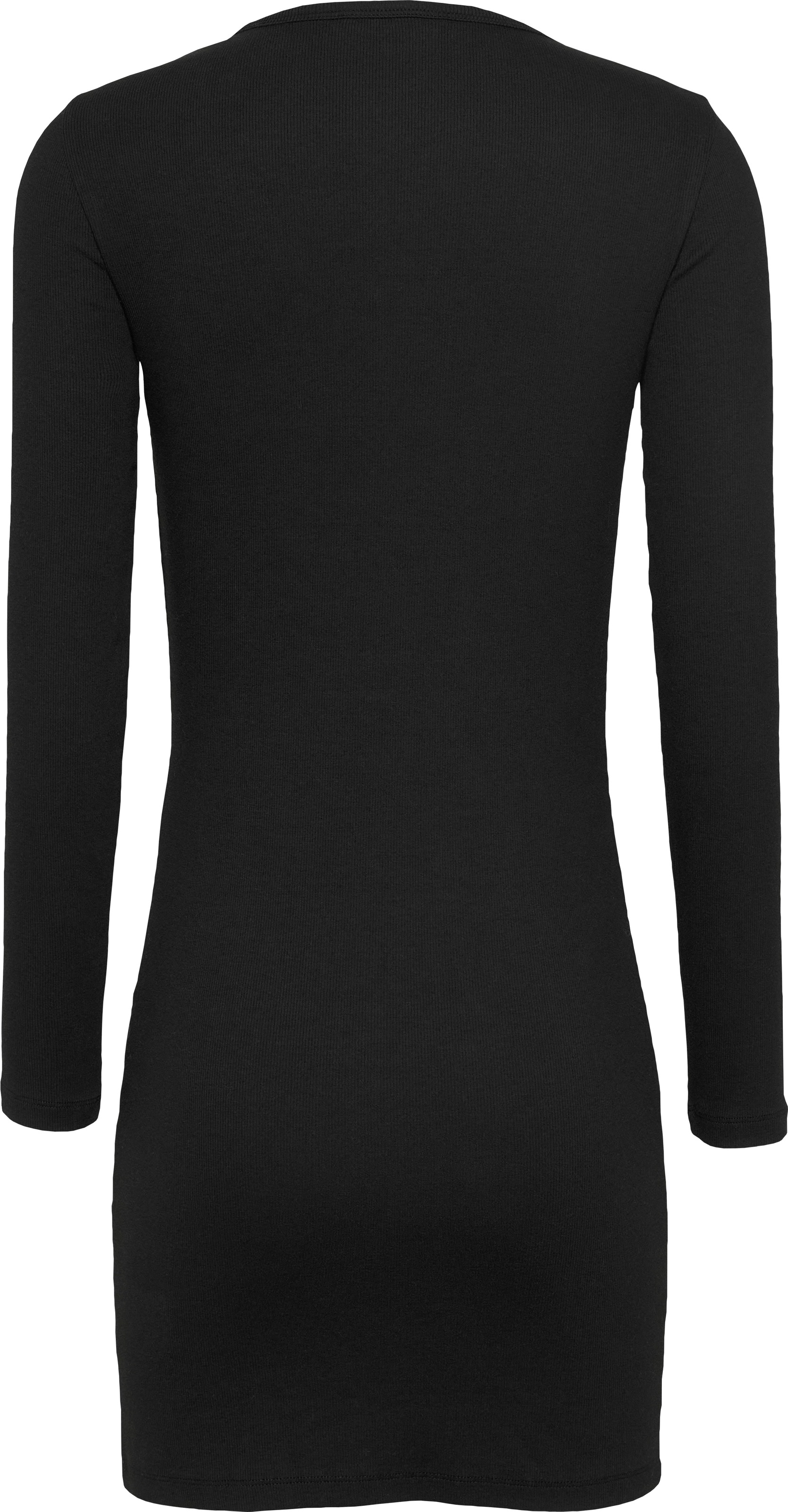 Tommy Jeans Jerseykleid »TJW BADGE RIB BODYCON DRESS EXT«, mit gerippter Struktur, Logo-Badge