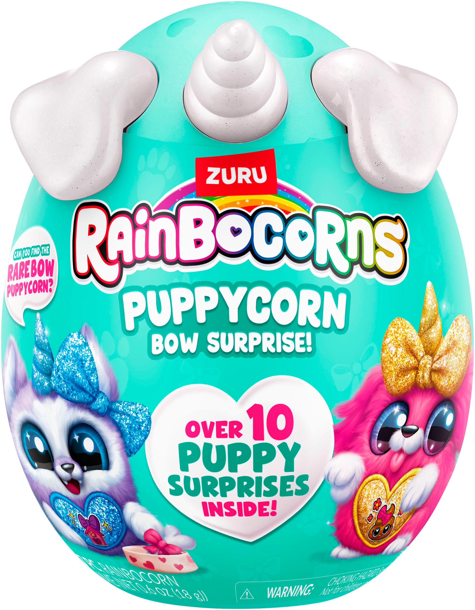 RainBoCorns Plüschfigur »Rainbocorns, Puppycorn Bow Surprise«, Lieferung erfolgt sortiert (unterschiedliche Charaktere)