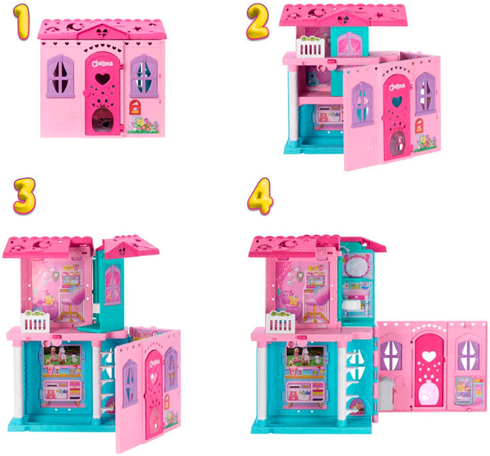 Barbie Puppenhaus »Aufklappbares Pop-Up-Haus Chelsea«
