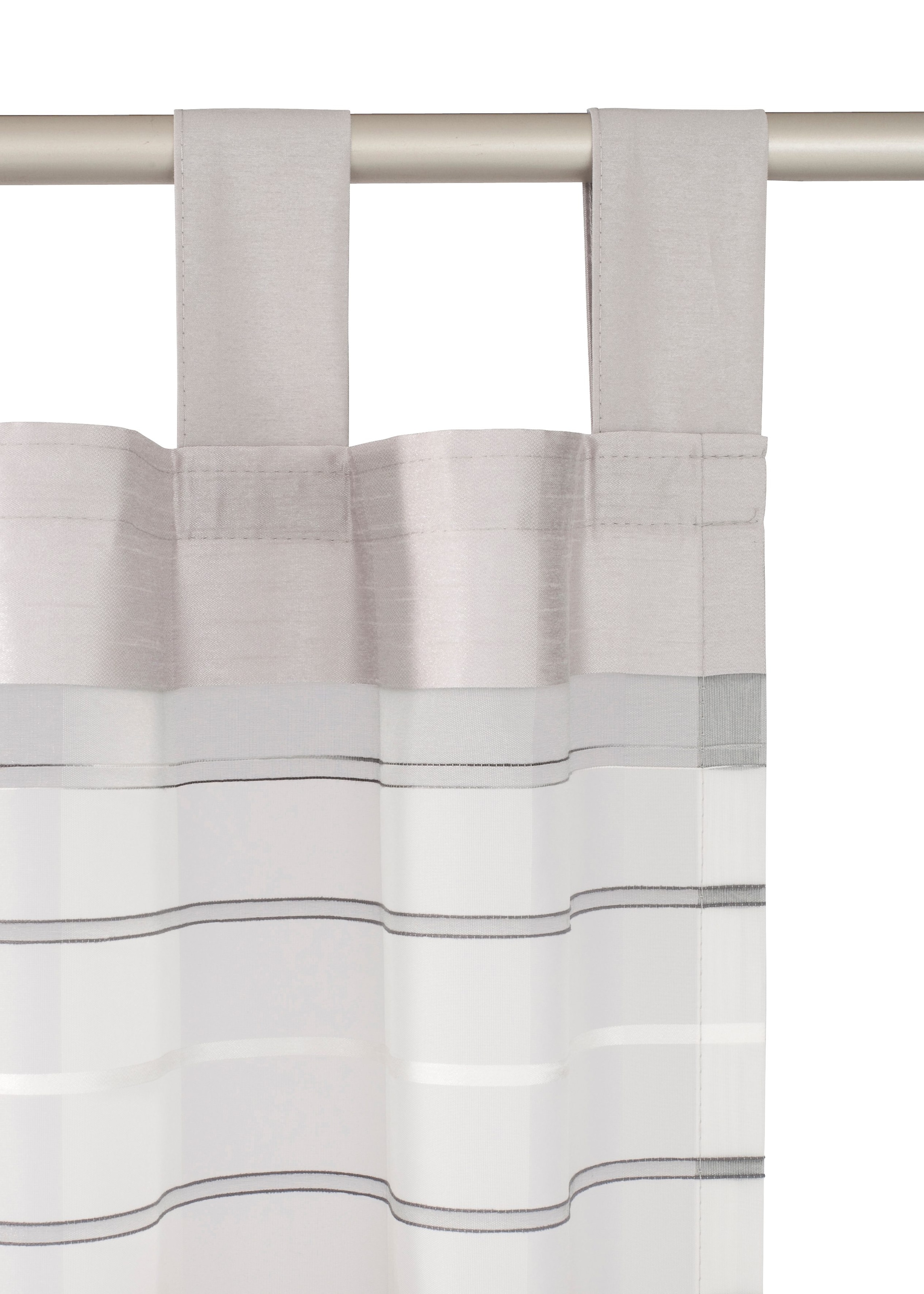 HOMING Gardine »Norris« Schlaufen 1 Stk. tlg. Streifen, modern, Farbverlauf, Wohnzimmer, Schlafzimmer