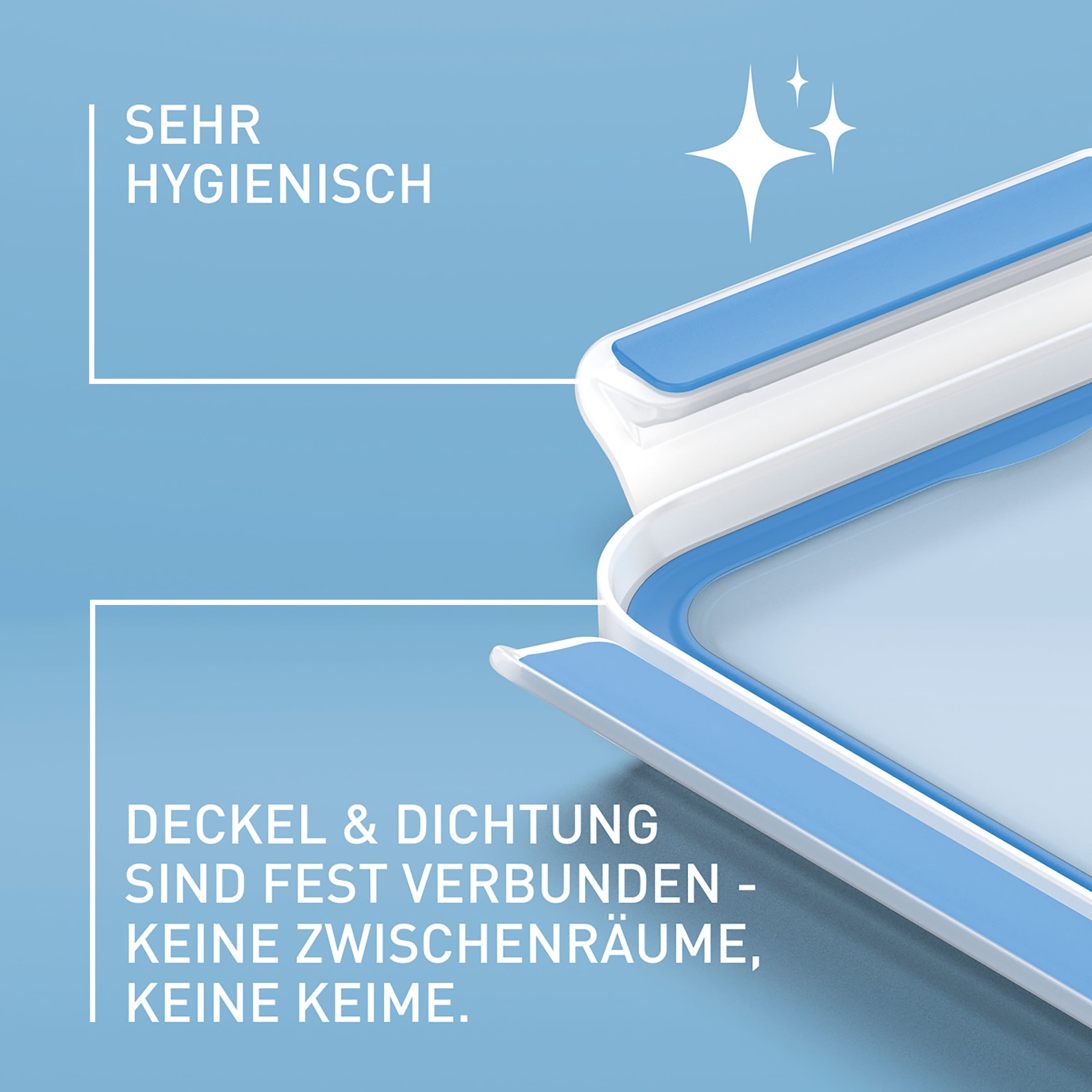 Emsa Frischhaltedose »Clip & Close«, (Set, 8 tlg., 4 Frischhaltedose mit Deckel), dicht, hygienisch, unbedenklich, spülmaschinengeeignet