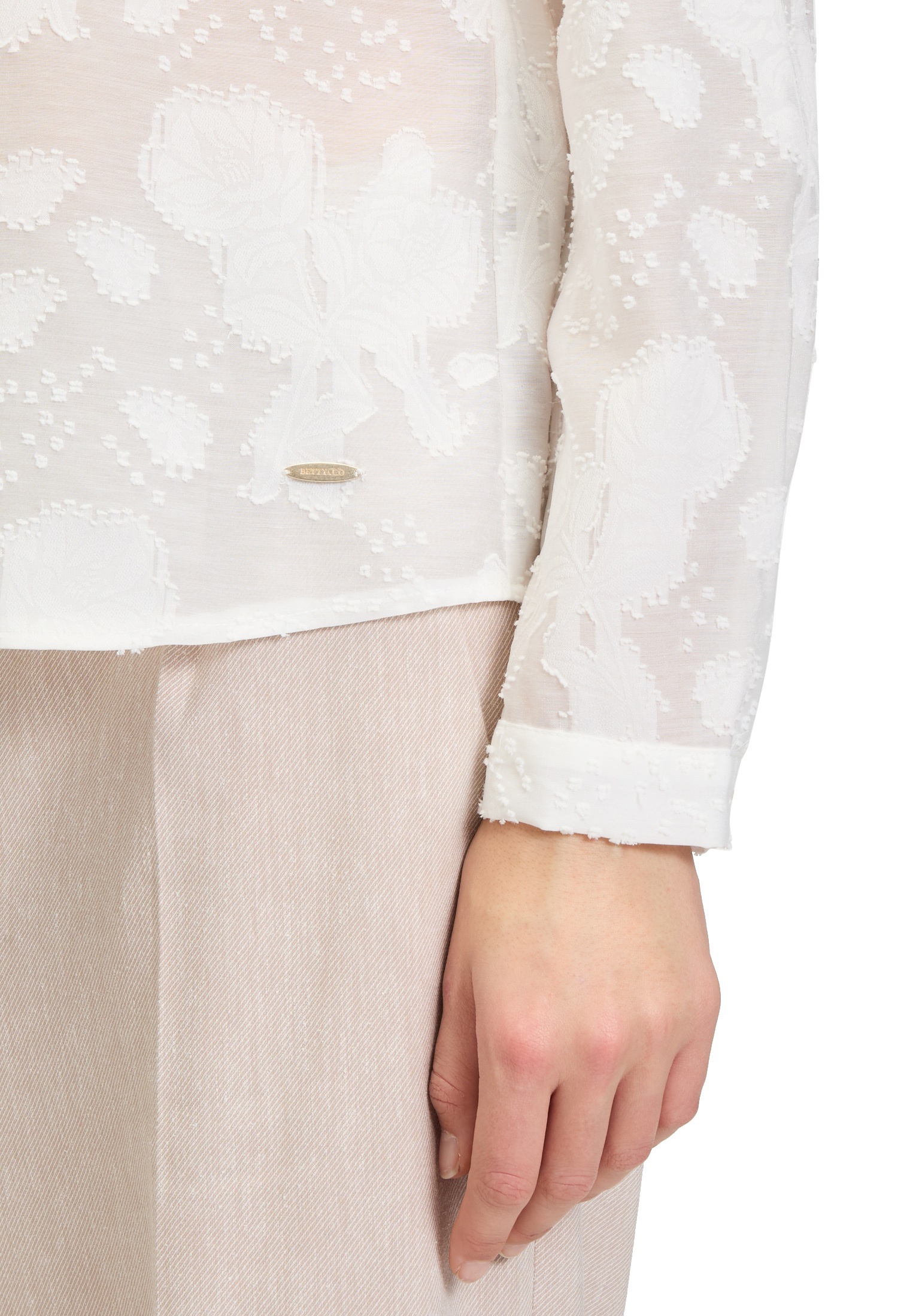 Betty&Co Hemdbluse »Hemdbluse mit Muster«