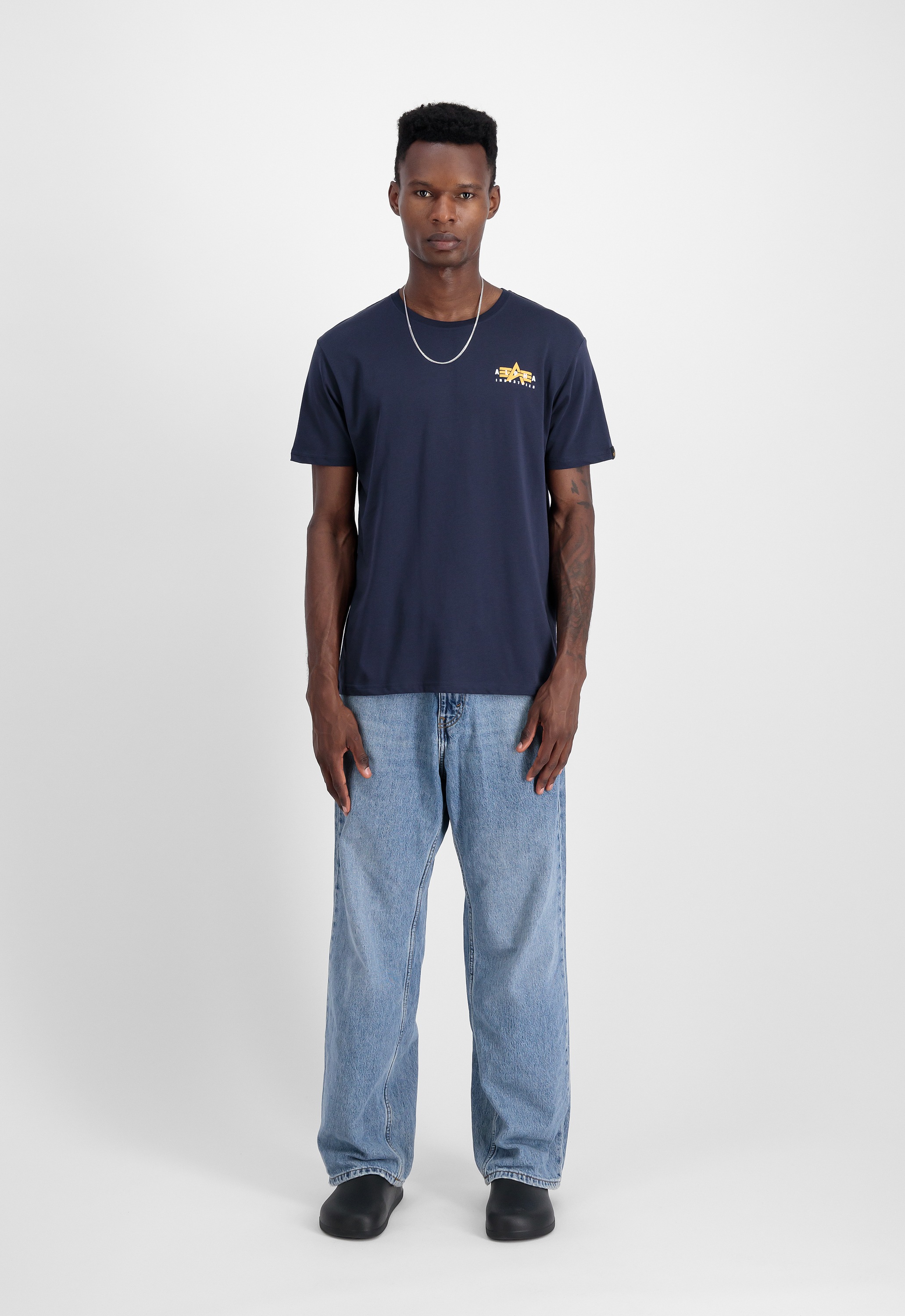 Alpha Industries T-Shirt »Puff Print Logo Backprint T-Shirt«