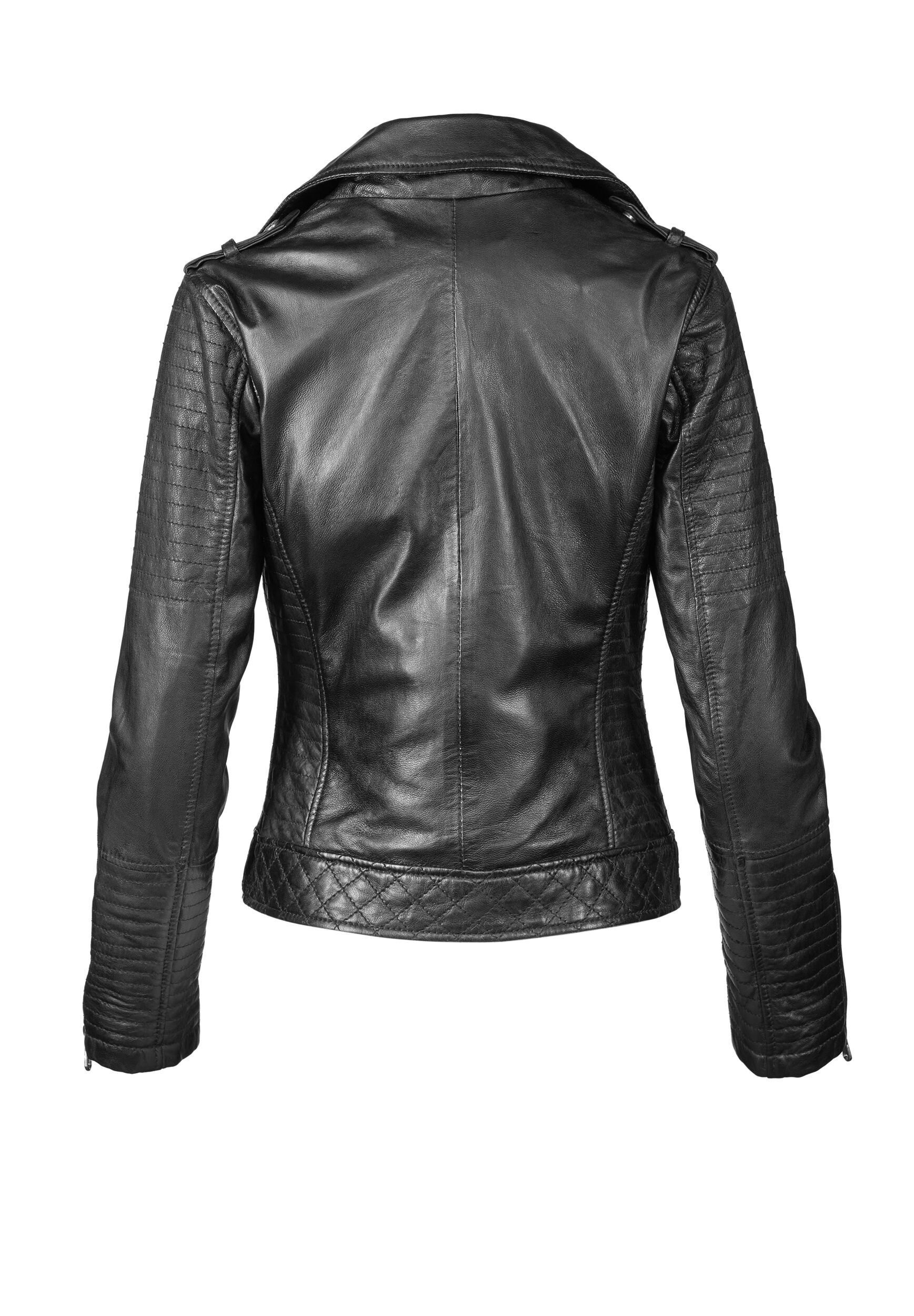 Apple of Eden Lederjacke »Apple of Eden Lederjacke« ohne Kapuze aus weichem Leder