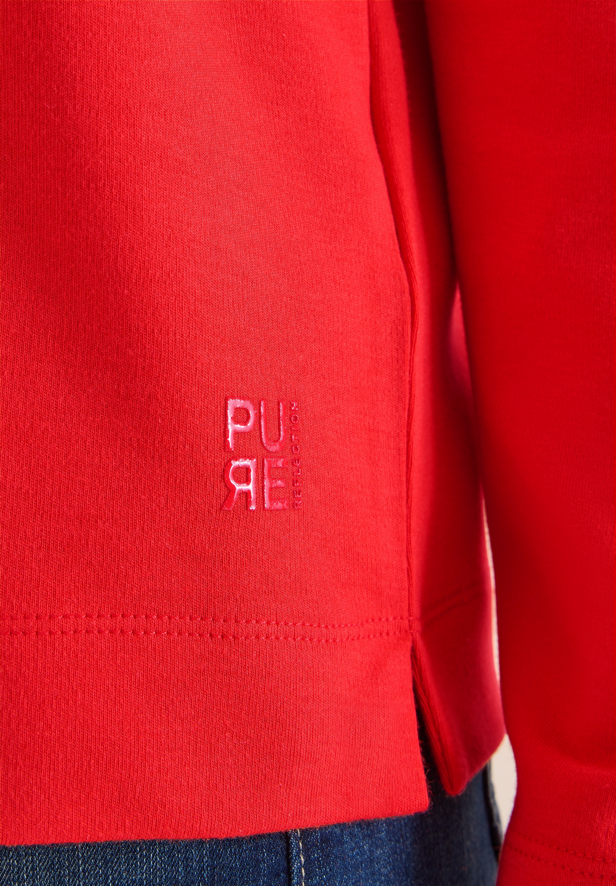 Cecil Langarmshirt mit Stehkragen, Funnelneck