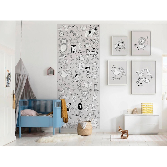 Komar Poster »Scribble Lion«, Tiere, (1 St.), Kinderzimmer, Schlafzimmer,  Wohnzimmer online kaufen | mit 3 Jahren XXL Garantie