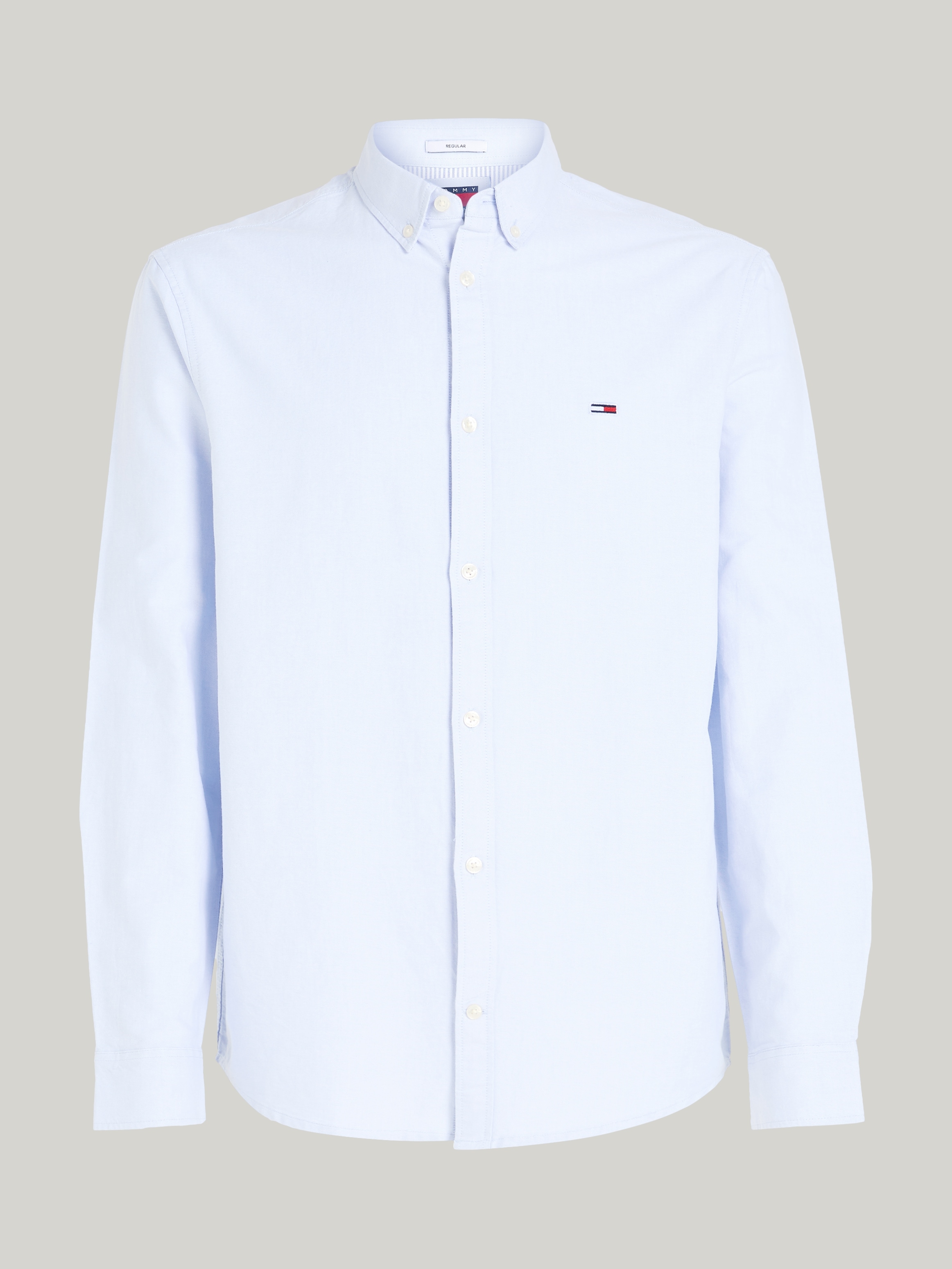 Tommy Jeans Langarmhemd »TJM ENTRY REG OXFORD SHIRT«, mit Logoprägung