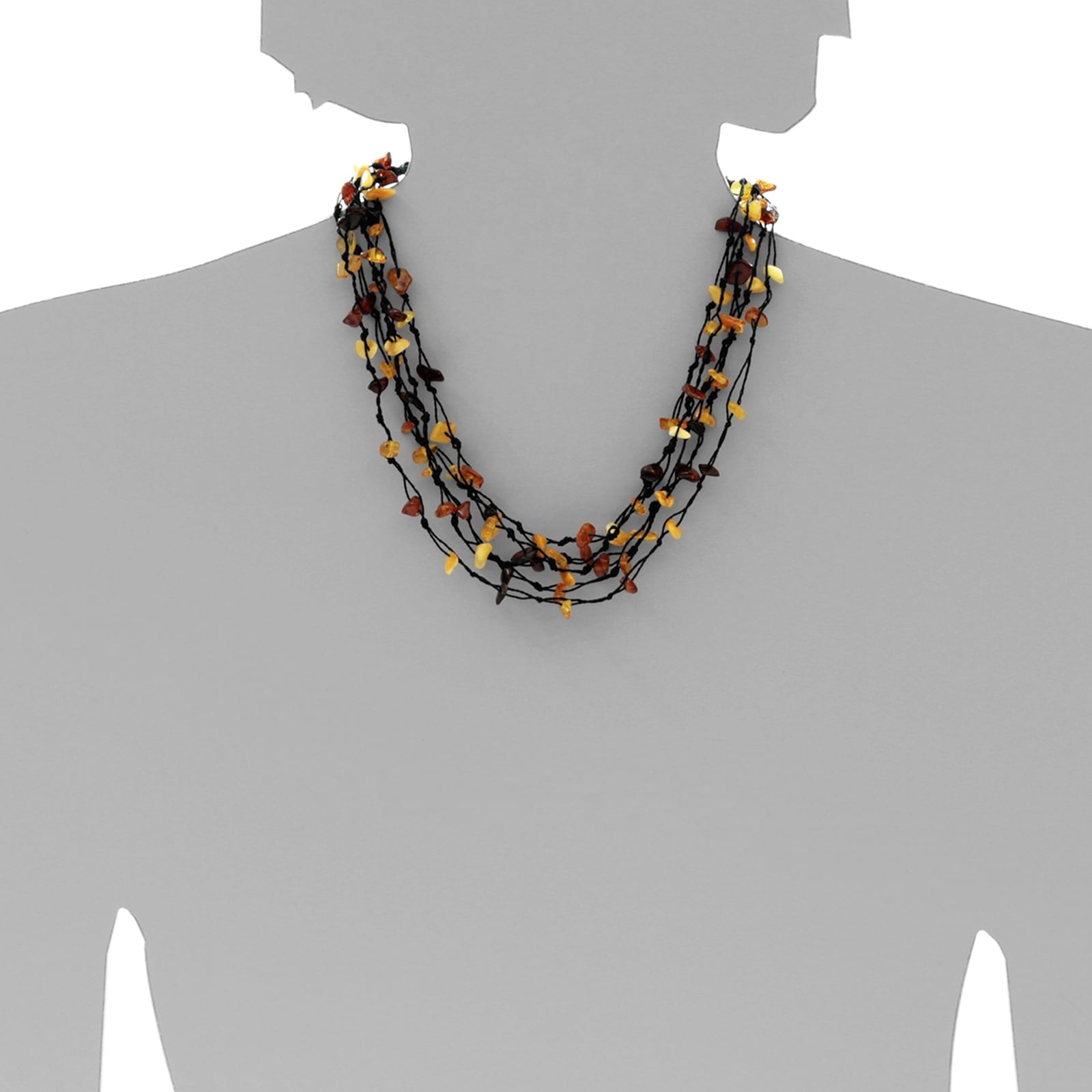 OSTSEE-SCHMUCK Kette ohne Anhänger »- Theda - Bernstein -,«