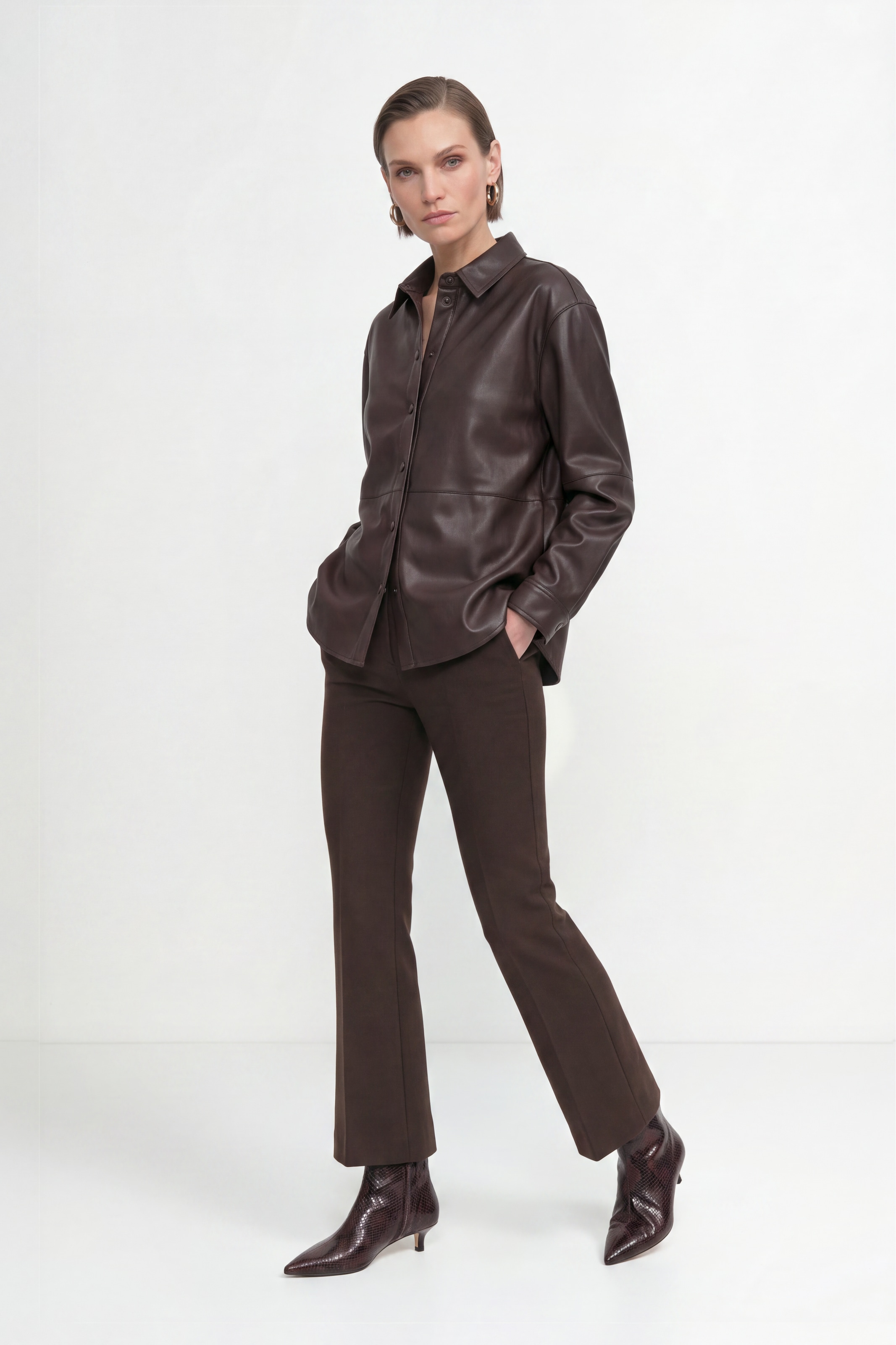 RICHROYAL Blusenjacke ohne Kapuze Regular fit mit Hemdkragen