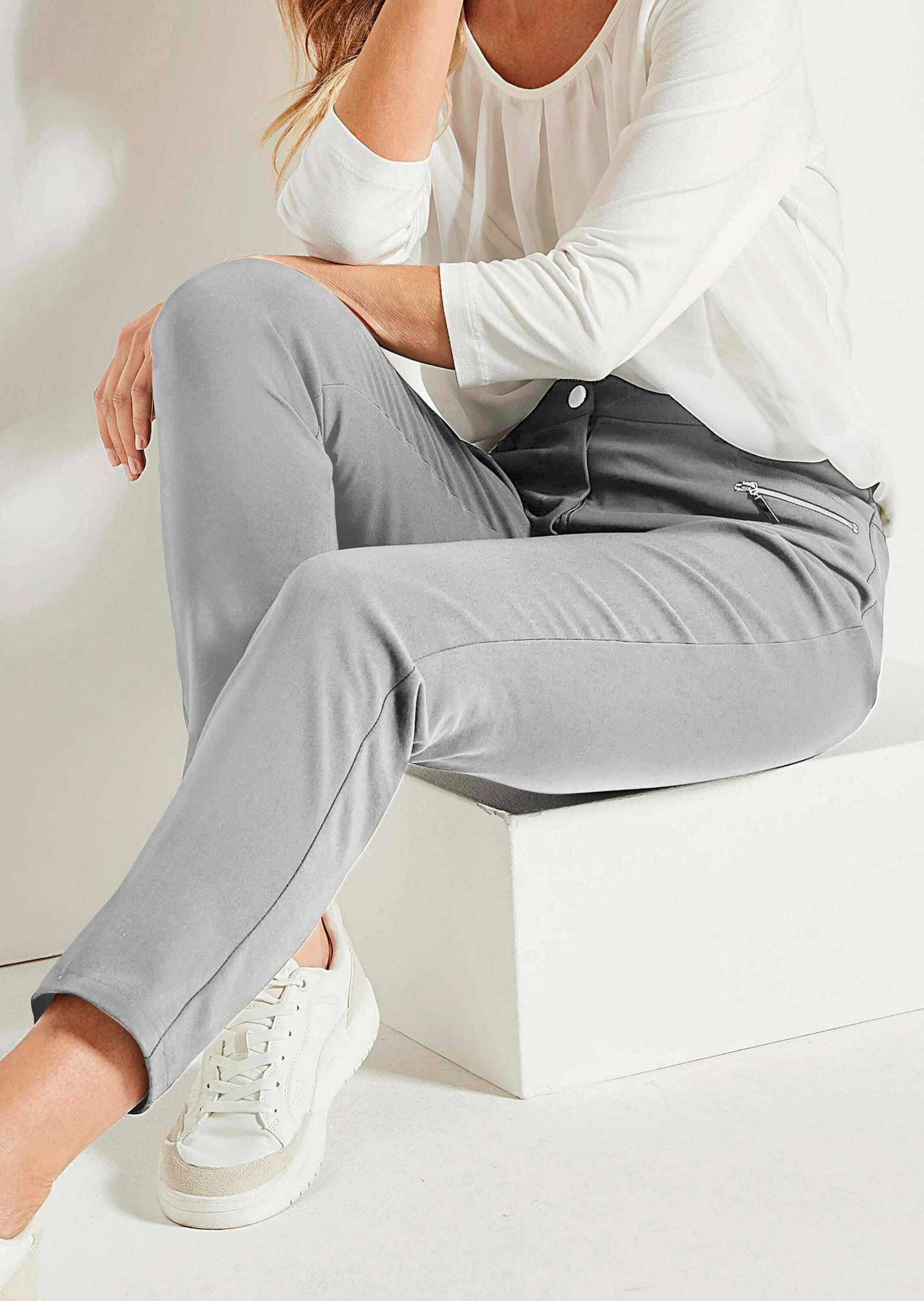 GOLDNER Stretch-Hose »Lange Schlupfhose BELLA«