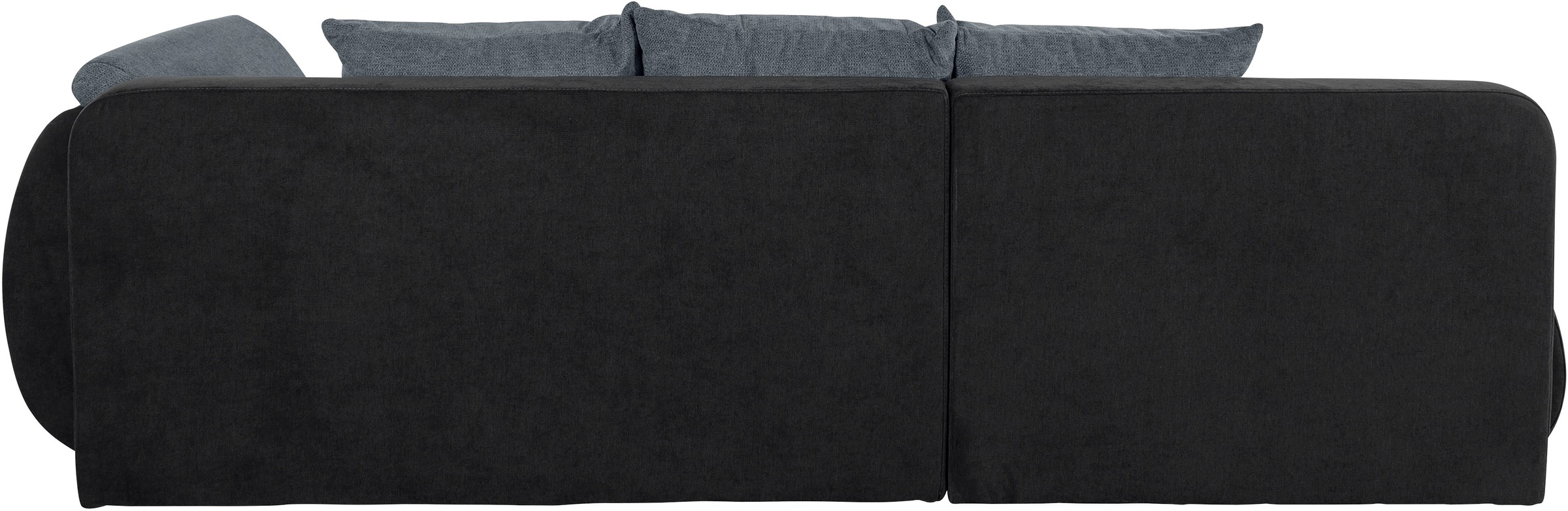 INOSIGN Ecksofa »Imola, elegant und modern, aktuelle Steppung im Sitz, bequem, L-Form«, frei im Raum stellbar, wahlweise mit Bettfunktion und Bettkasten