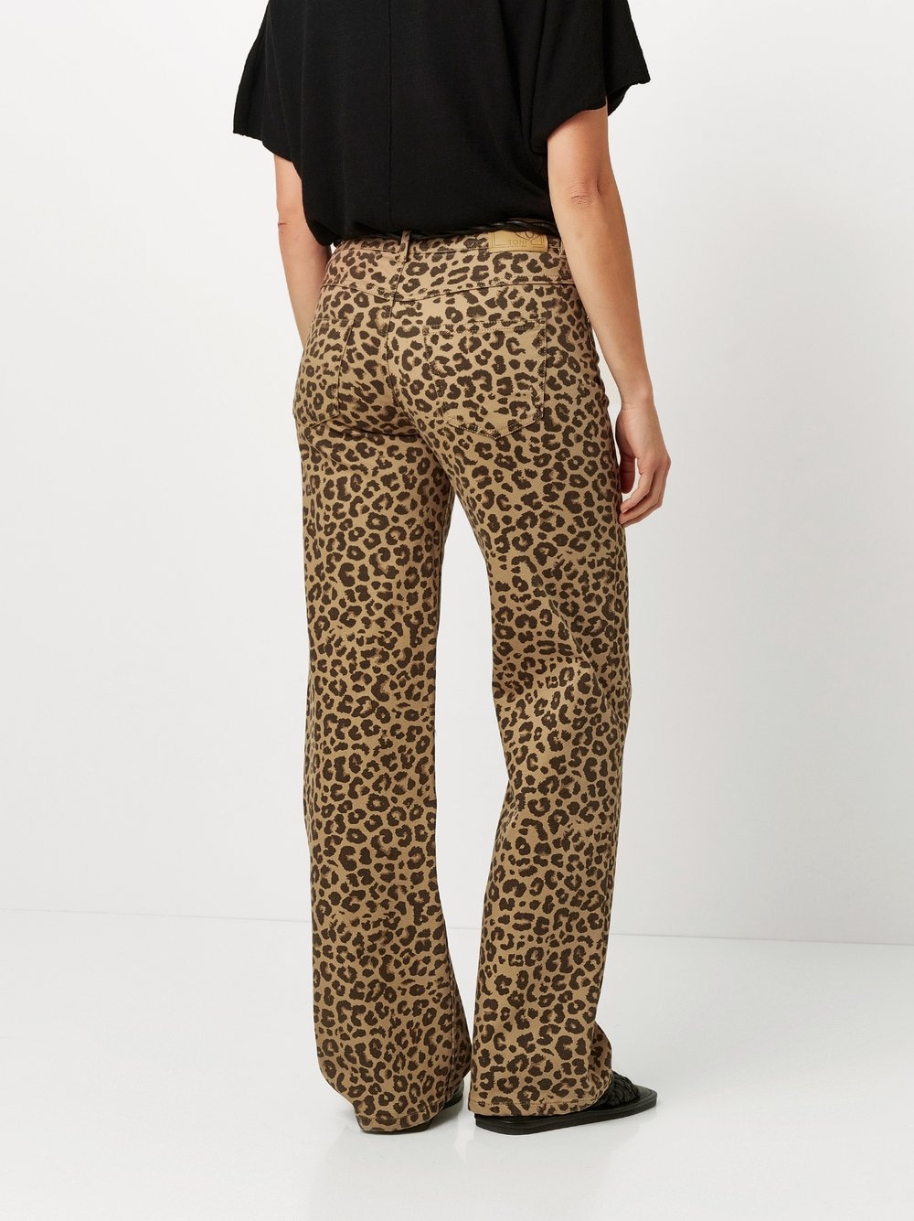 TONI Straight-Jeans »Ella« mit Leo-Print